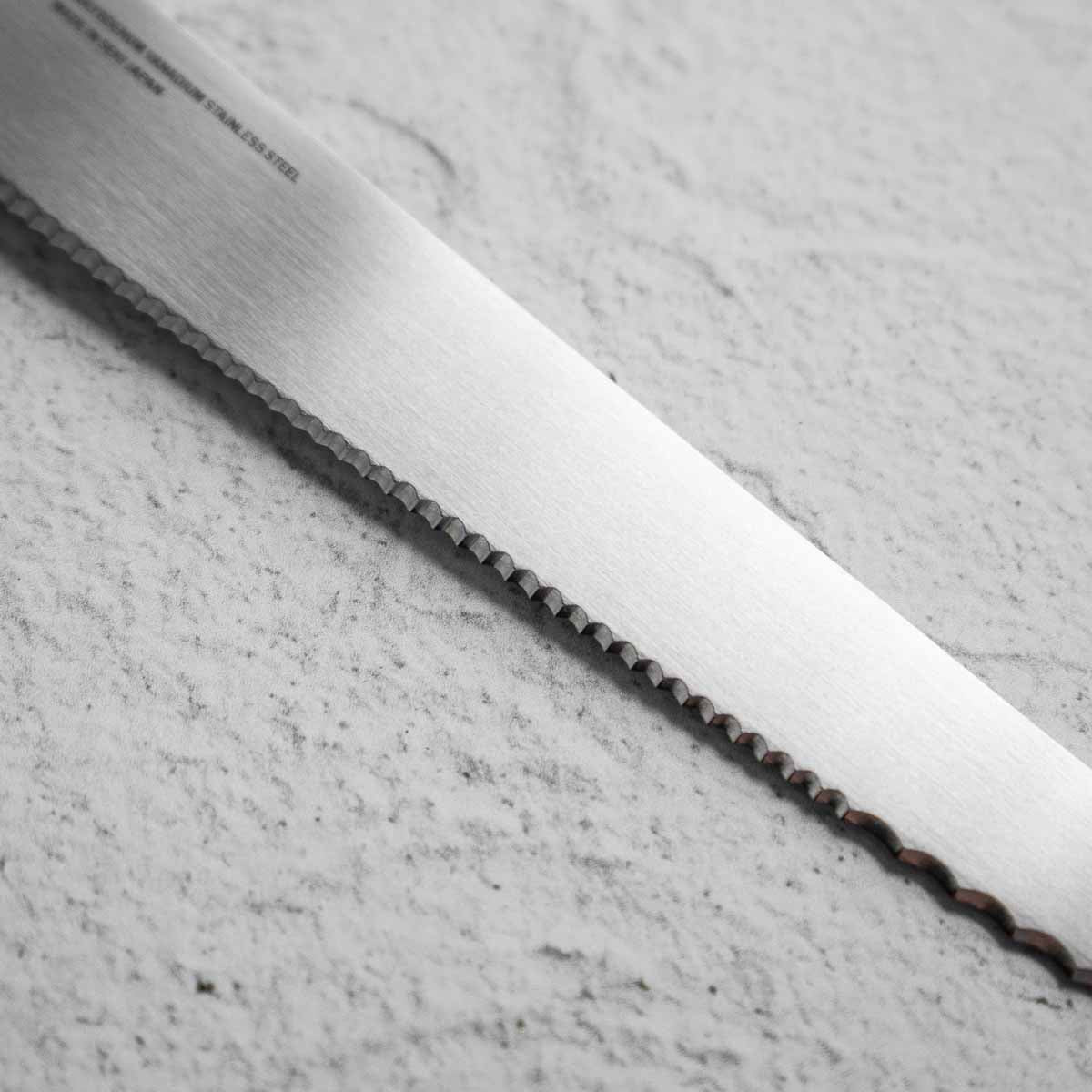 Suncraft "Seseragi" Bread Knife 21cm - Right Handed - Image 5