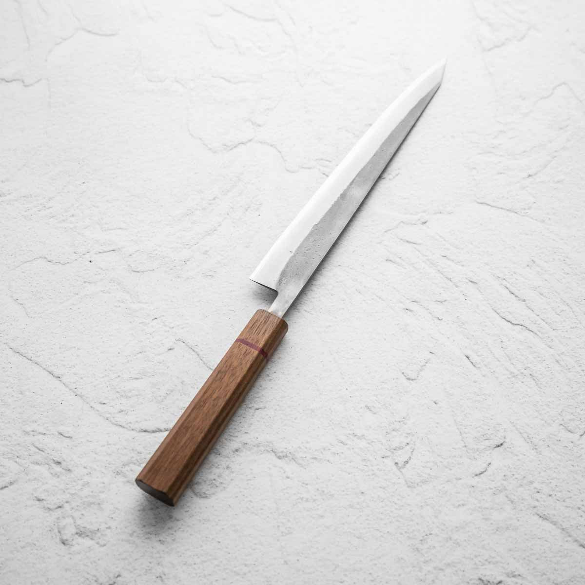 Tadafusa "Seido" Blue 2 Nashiji Sujihiki 270mm - Image 4