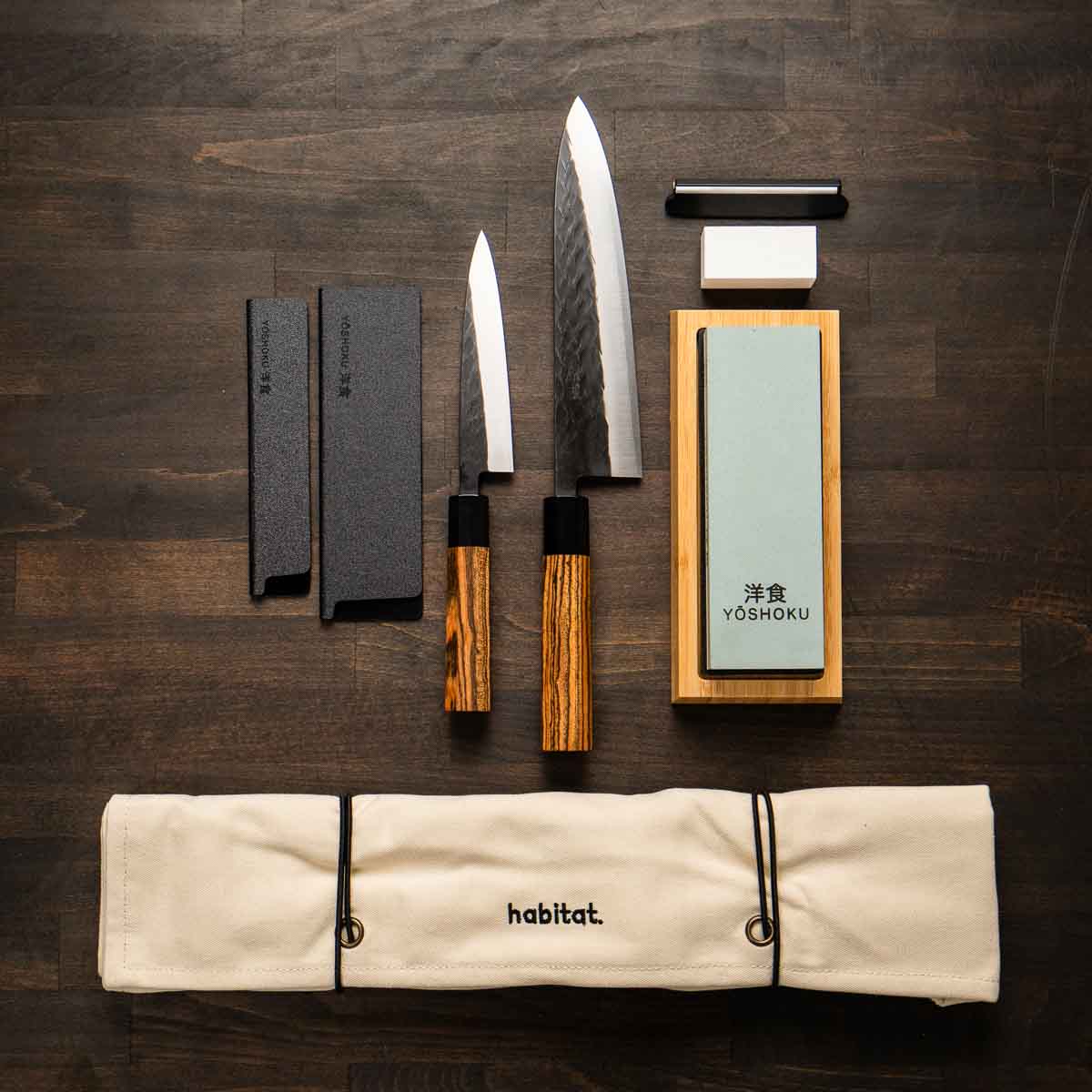Tadafusa "Seido" SLD Tsuchime - 2 Knife Set with Knife Roll - Image 3
