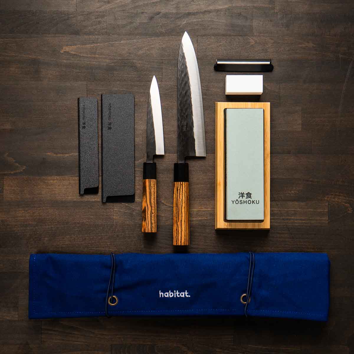 Tadafusa "Seido" SLD Tsuchime - 2 Knife Set with Knife Roll - Image 5