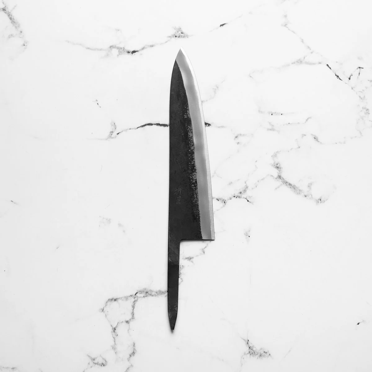 Tadafusa "Seido" White 2 Kurouchi Gyuto 240mm - Blade Only - Image 3