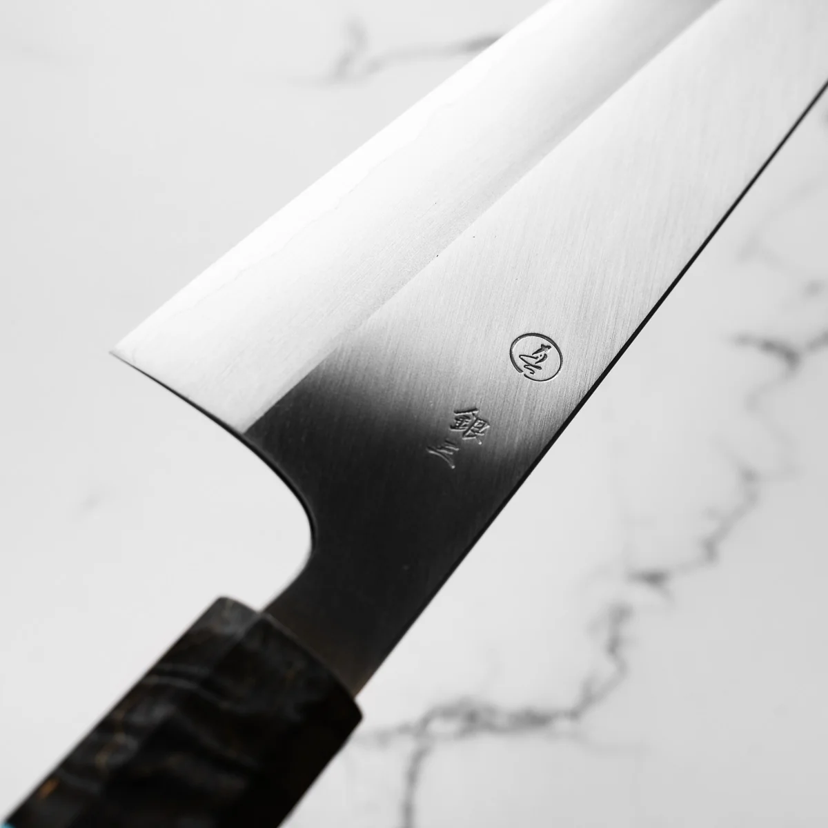 Tadokoro Hamono Ginsan Gyuto 240mm - Maple Turquoise - Image 4