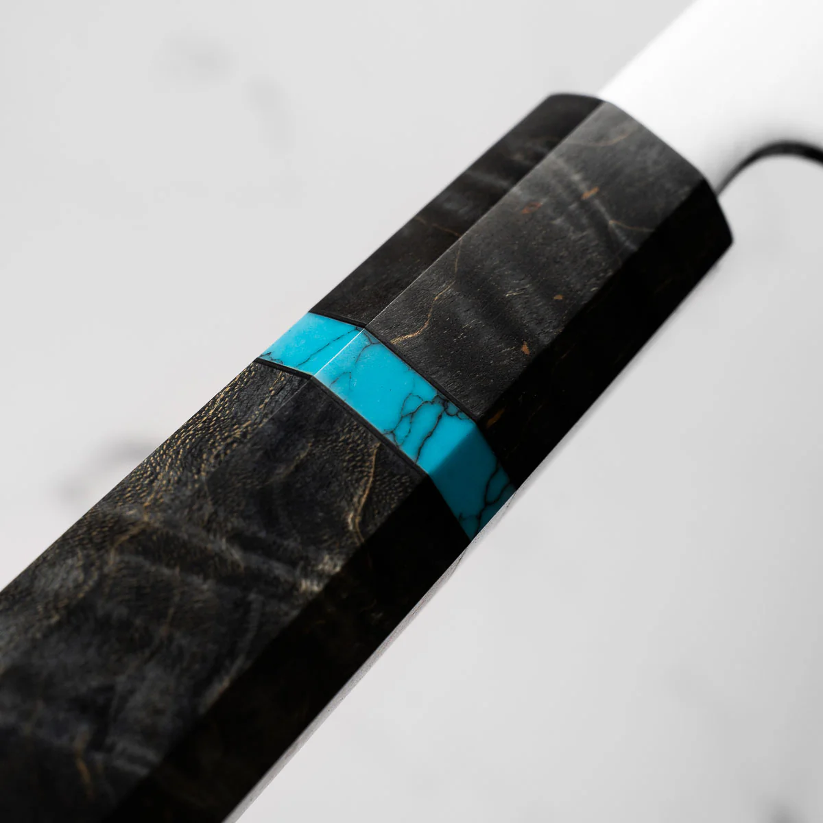 Tadokoro Hamono Ginsan Gyuto 240mm - Maple Turquoise - Image 5