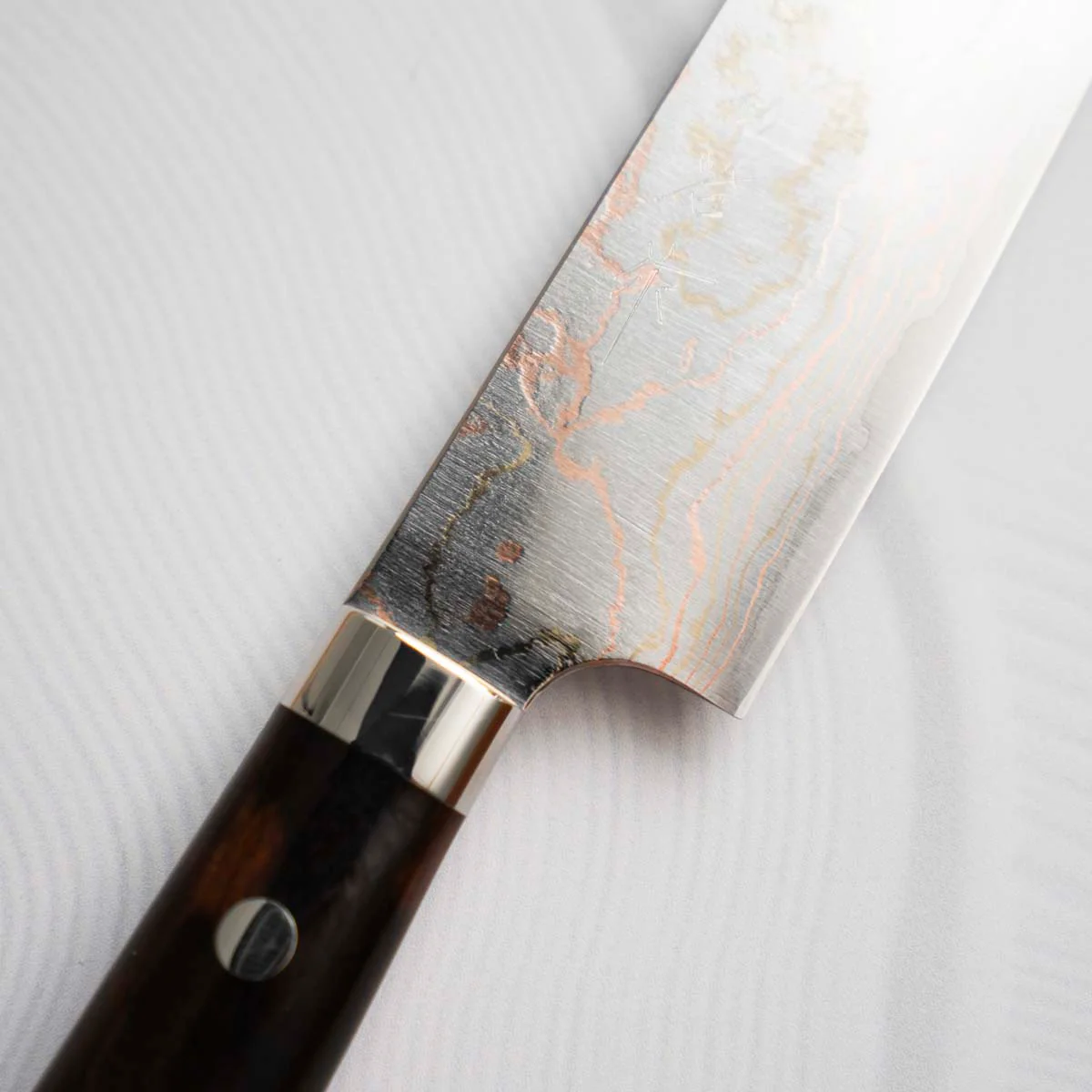 Takeshi Saji Blue 2 Rainbow Damascus Sujihiki 270mm - Image 4