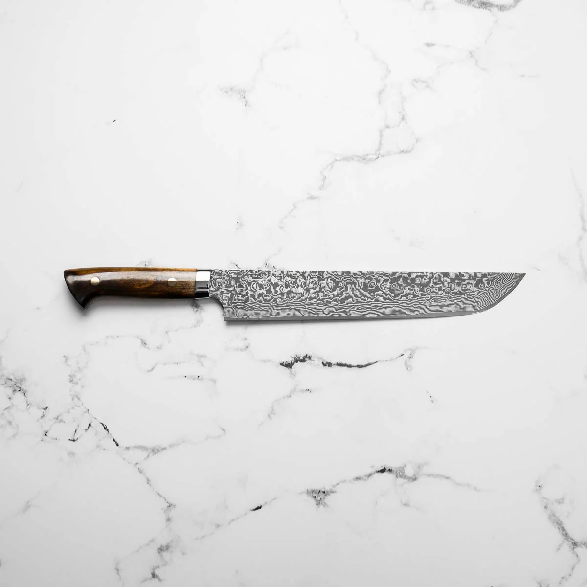 Takeshi Saji R2/SG2 Damascus Sakimaru Sujihiki 240mm BCW - Image 4