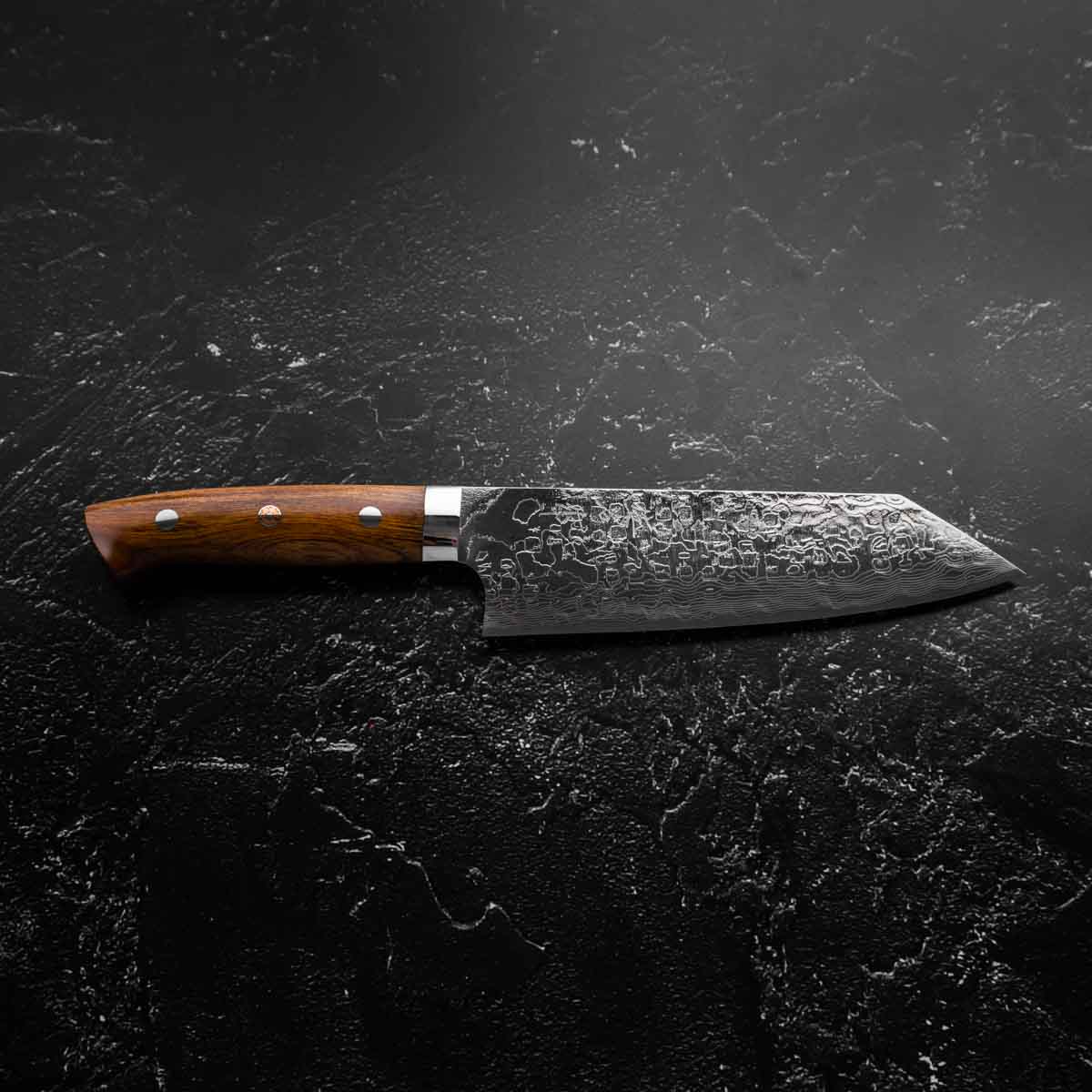 Takeshi Saji R2/SG2 Diamond Damascus Bunka 175mm - Image 3