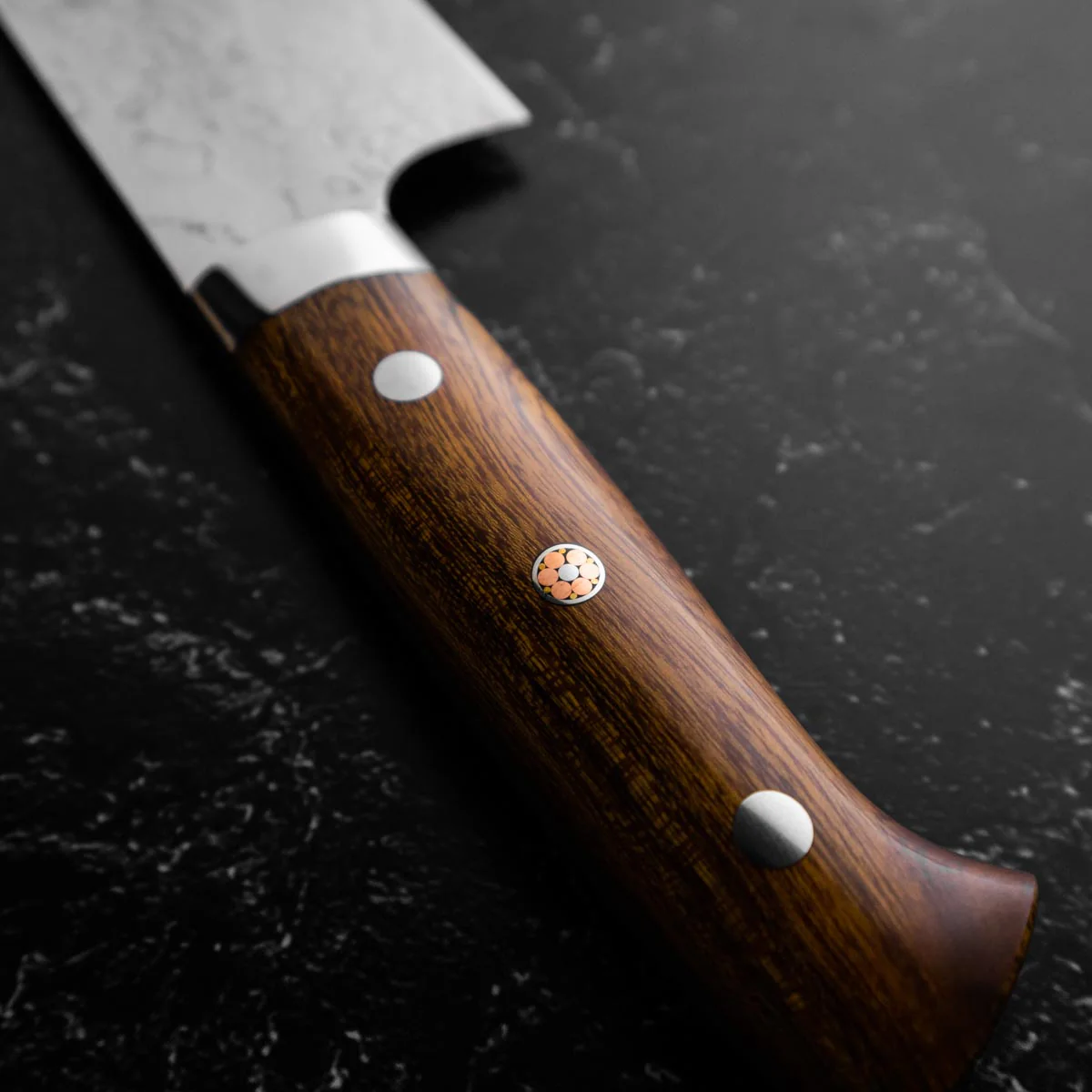 Takeshi Saji R2/SG2 Diamond Damascus Bunka 175mm - Image 5