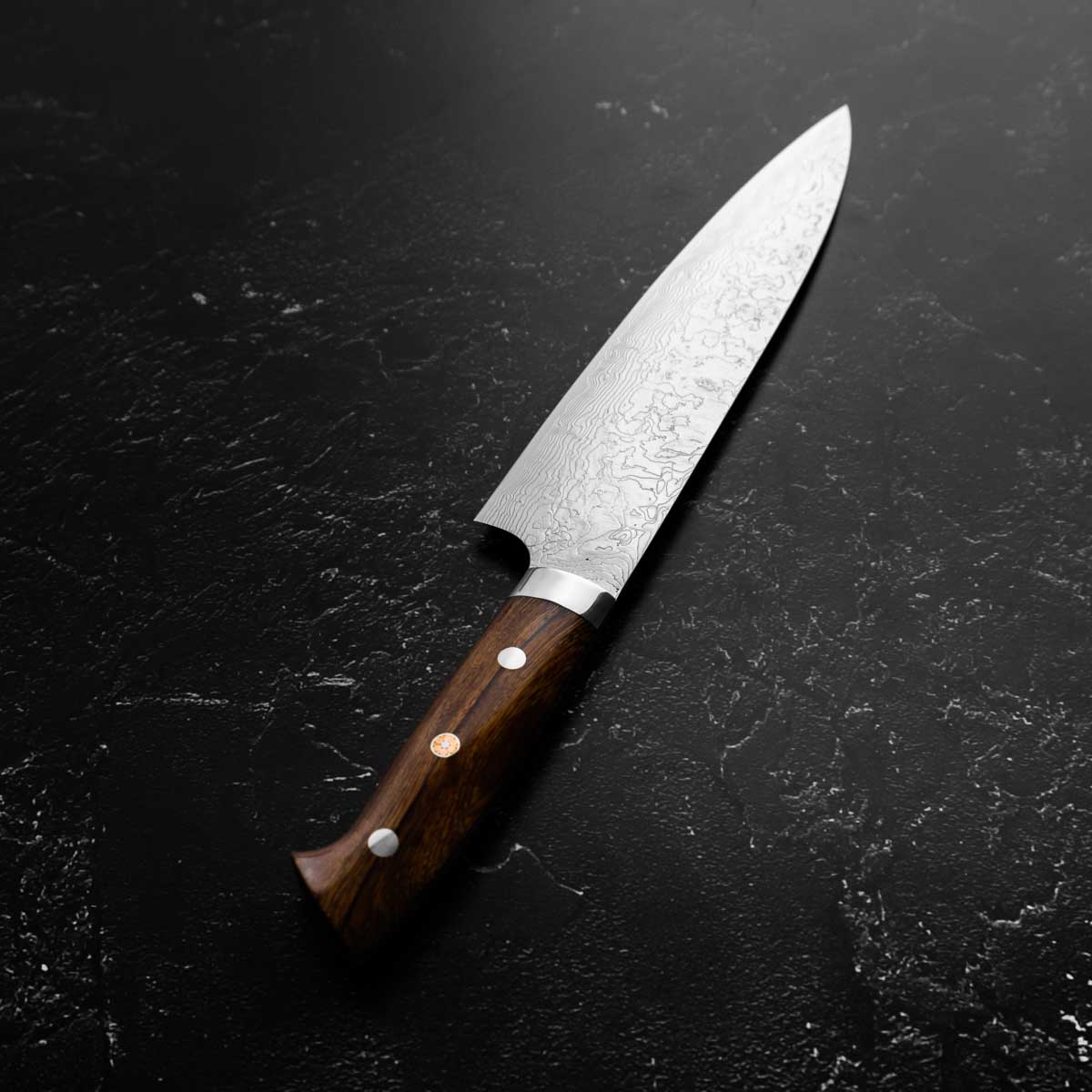 Takeshi Saji R2/SG2 Diamond Damascus Gyuto 210mm - Image 3
