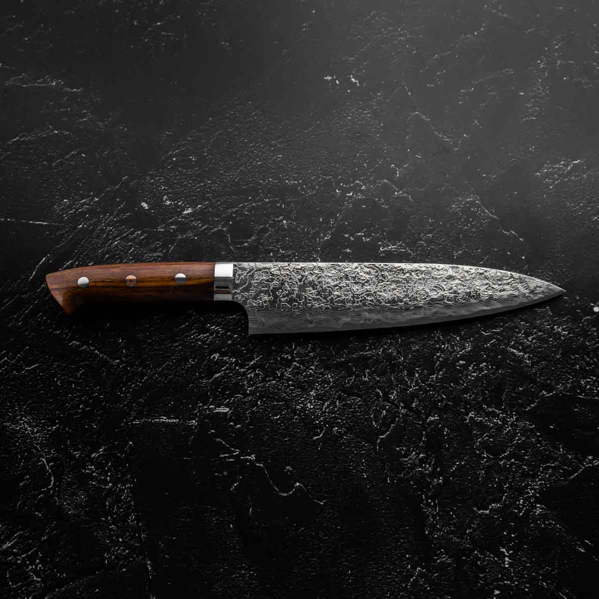 Takeshi Saji R2/SG2 Diamond Damascus Gyuto 210mm - Image 4