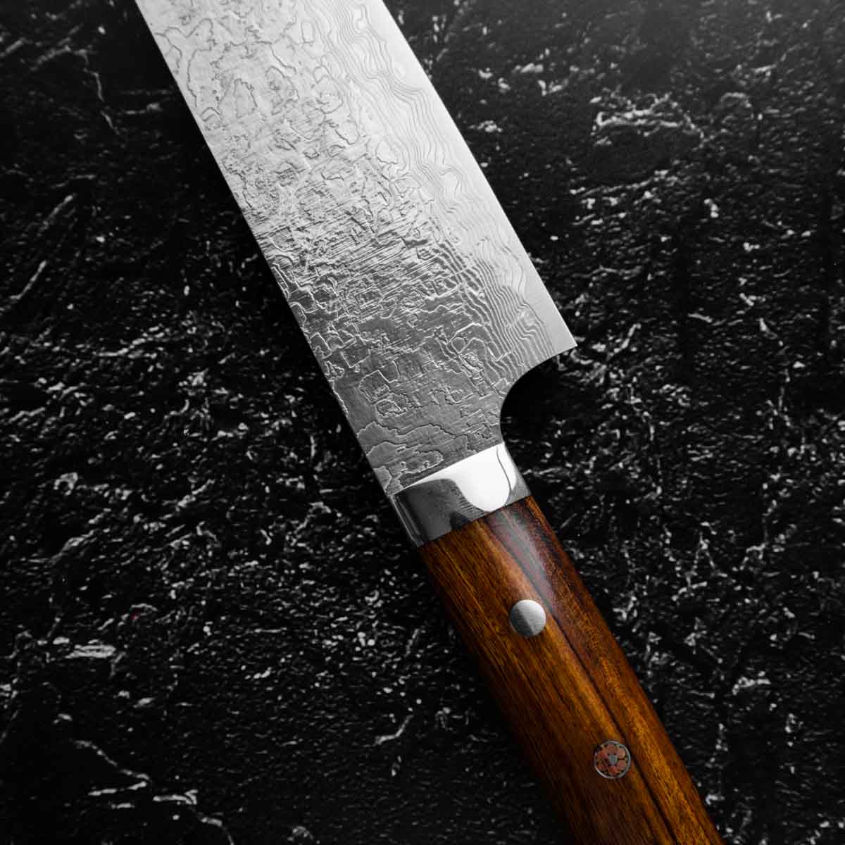 Takeshi Saji R2/SG2 Diamond Damascus Gyuto 210mm - Image 5