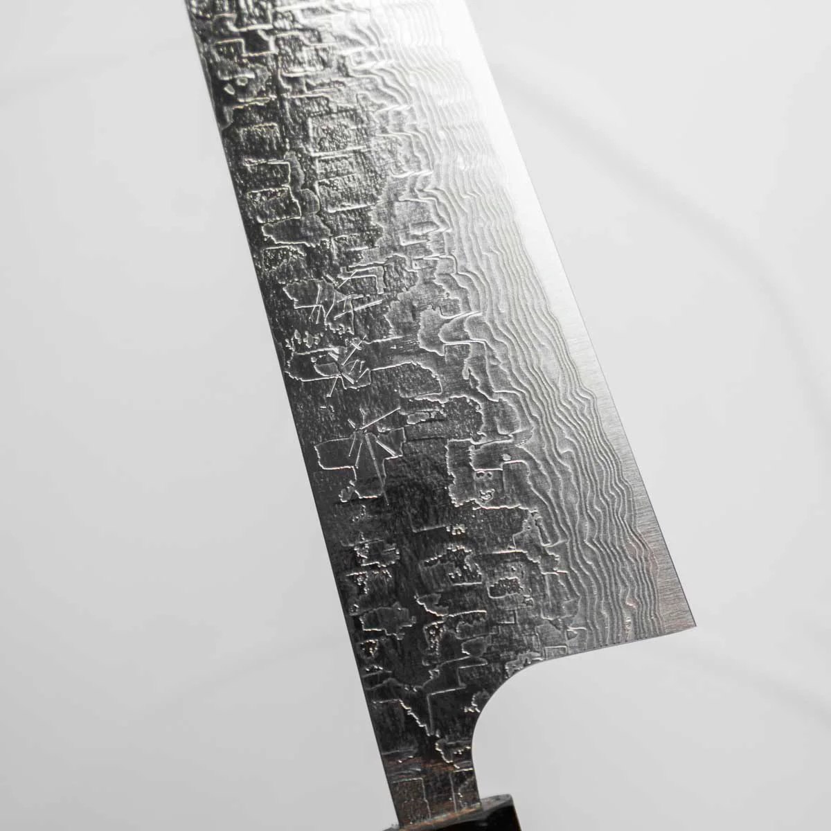 Takeshi Saji R2/SG2 Diamond Damascus Gyuto 240mm - Ebony - Image 5