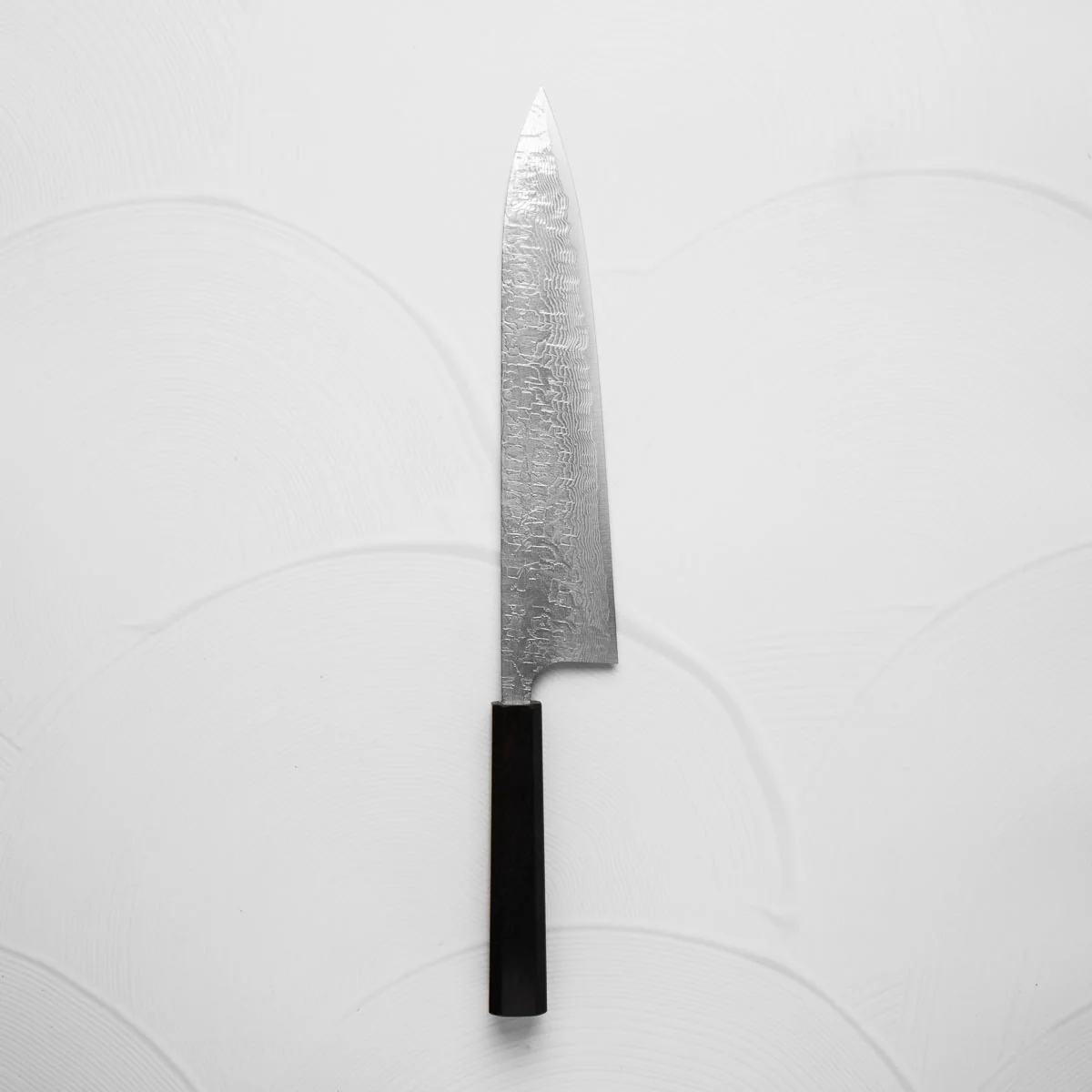 Takeshi Saji R2/SG2 Diamond Damascus Gyuto 240mm - Ebony - Image 7