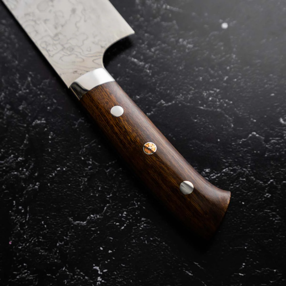 Takeshi Saji R2/SG2 Diamond Damascus Nakiri 175mm - Image 6