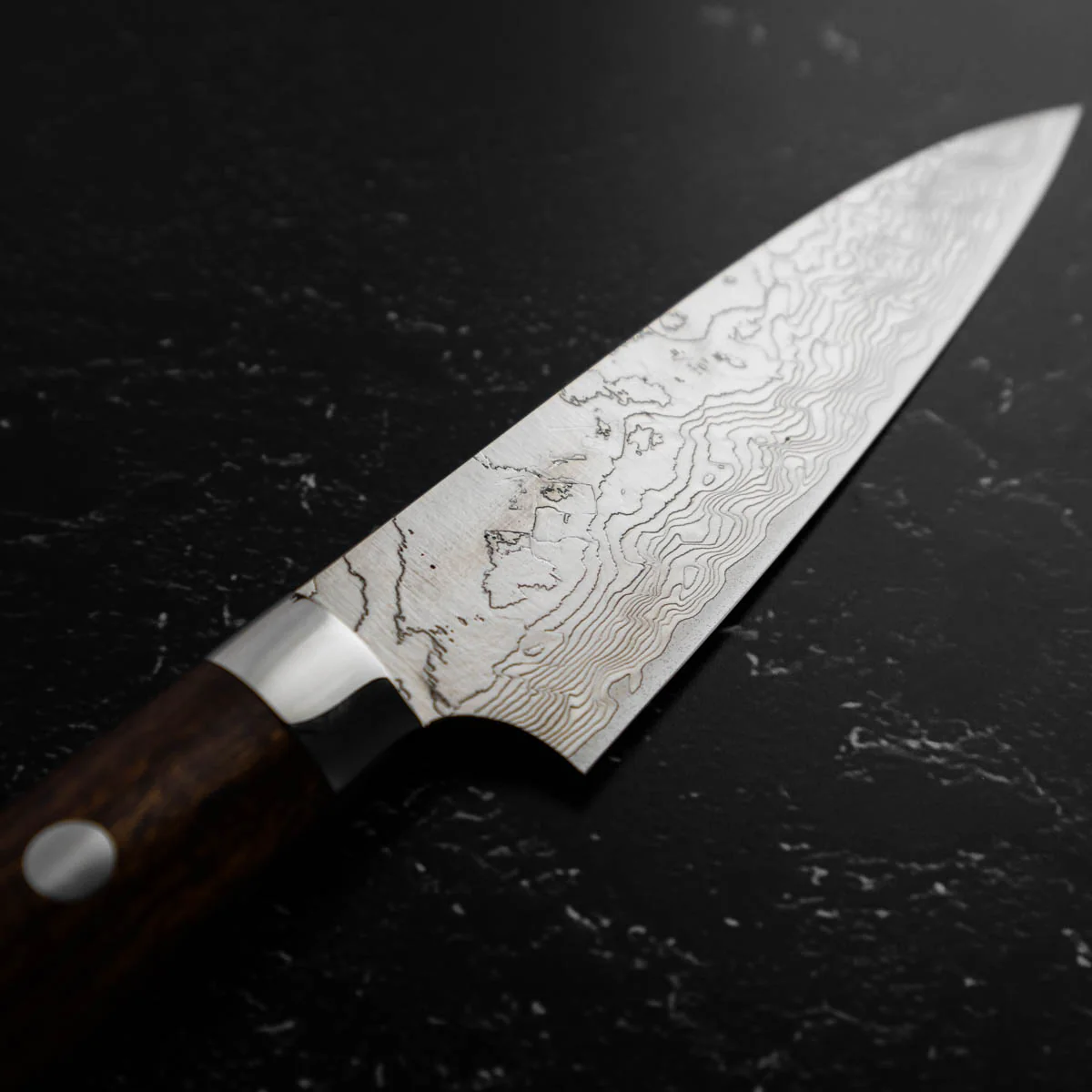 Takeshi Saji R2/SG2 Diamond Damascus Petty 135mm - Image 5