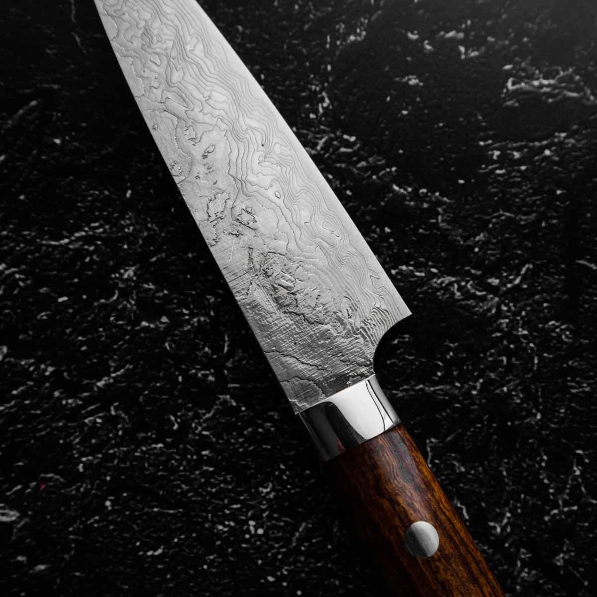 Takeshi Saji R2/SG2 Diamond Damascus Petty 135mm - Image 6