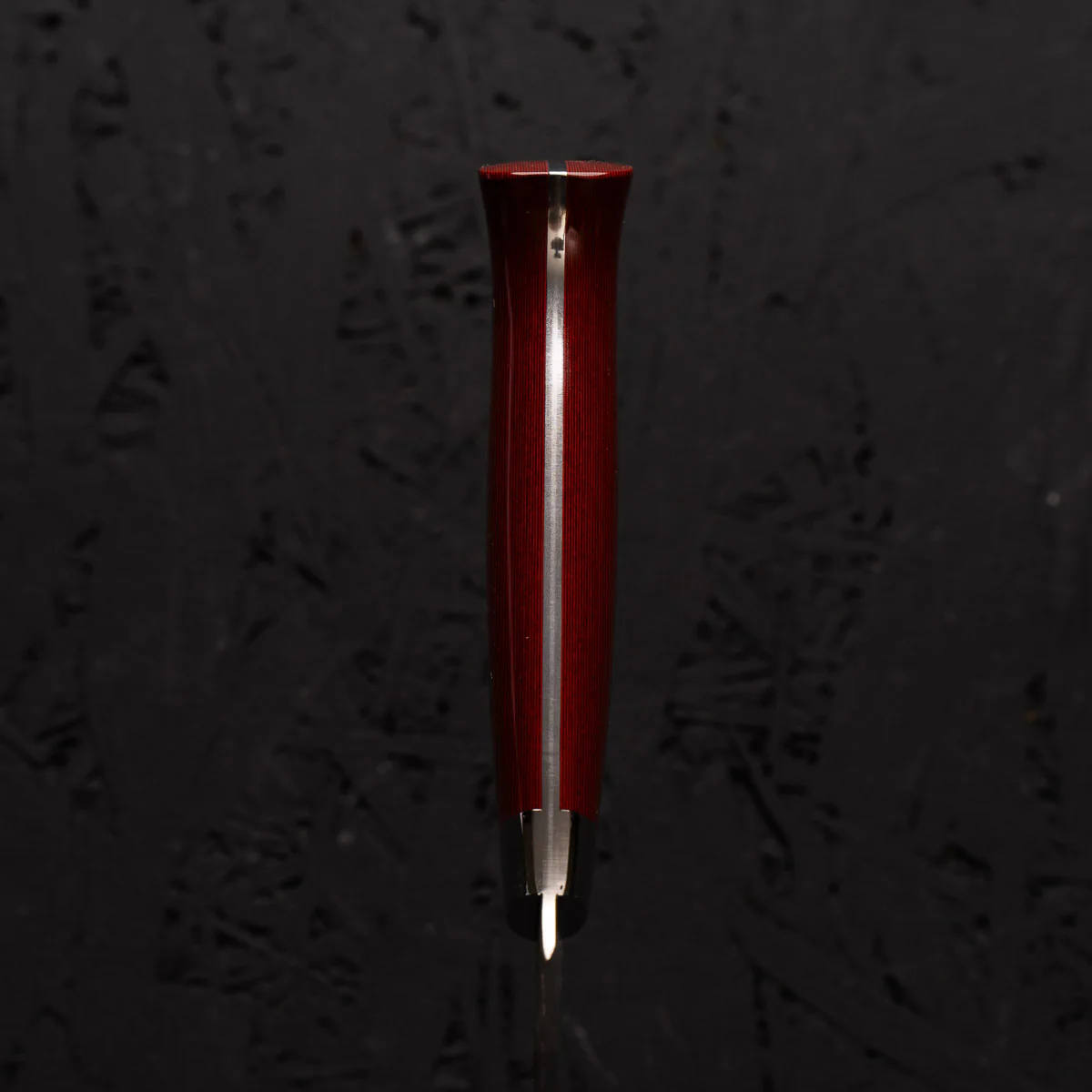 Takeshi Saji VG10 Forged Tsuchime Bunka - Red Weave - Image 6