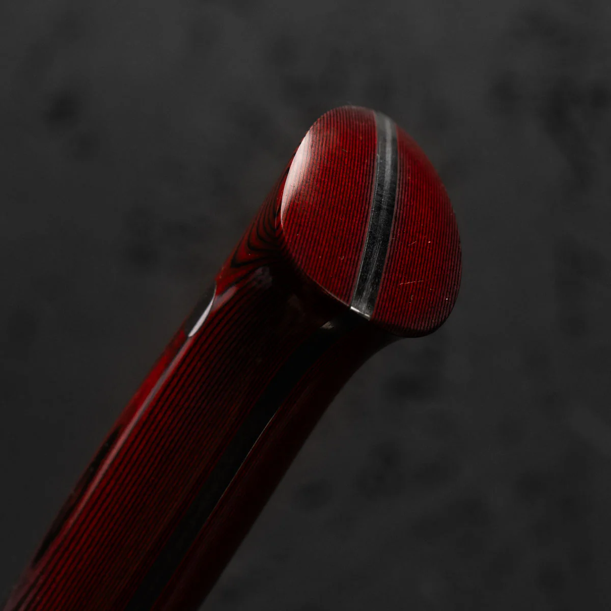 Takeshi Saji VG10 Forged Tsuchime Bunka - Red Weave - Image 7