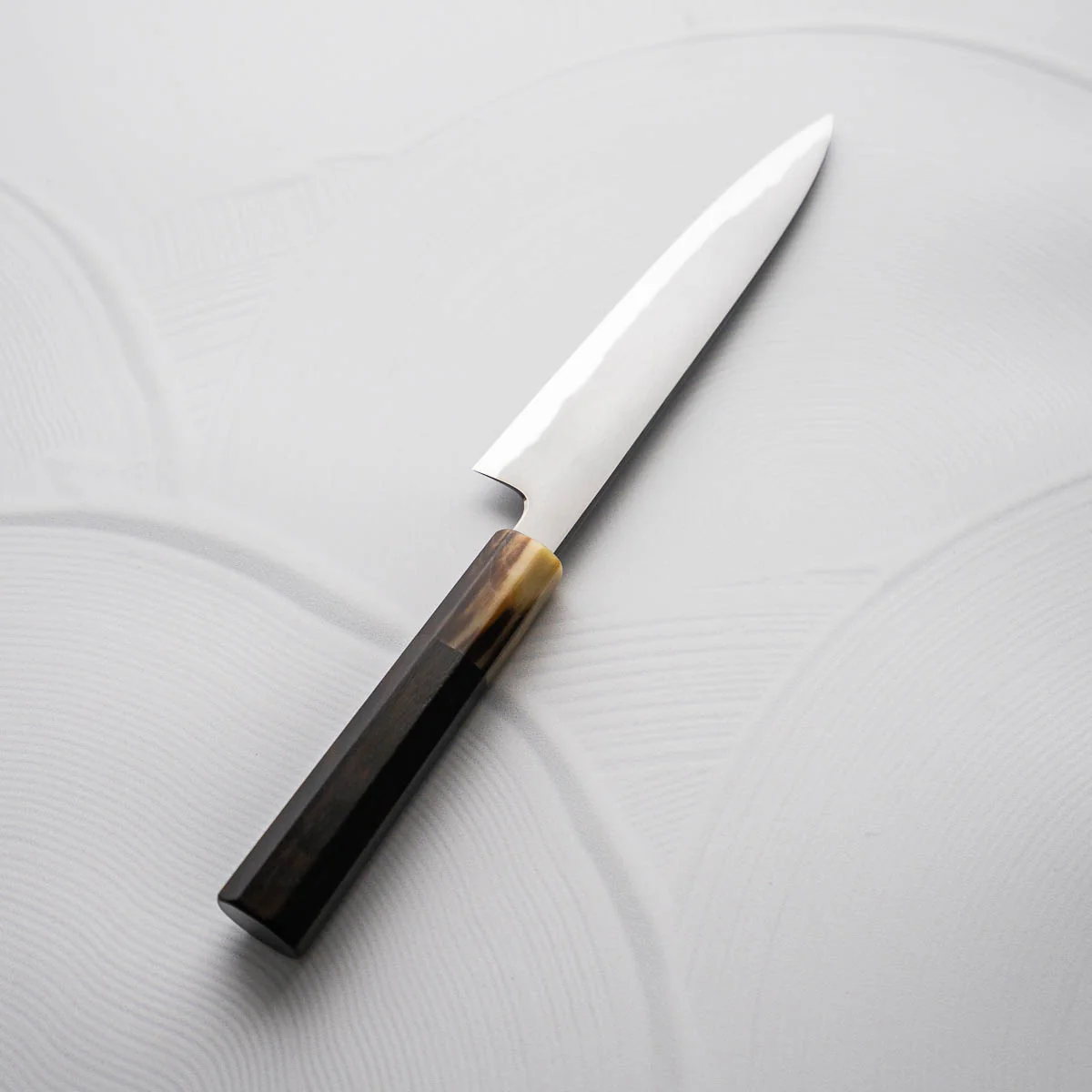 Tetsujin Hamono Blue 2 Kasumi Petty 165mm - African Blackwood - Image 4