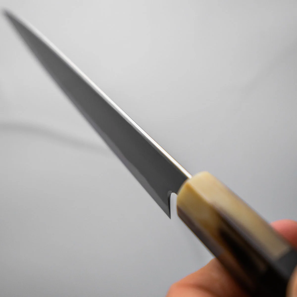 Tetsujin Hamono Blue 2 Kasumi Petty 165mm - African Blackwood - Image 6