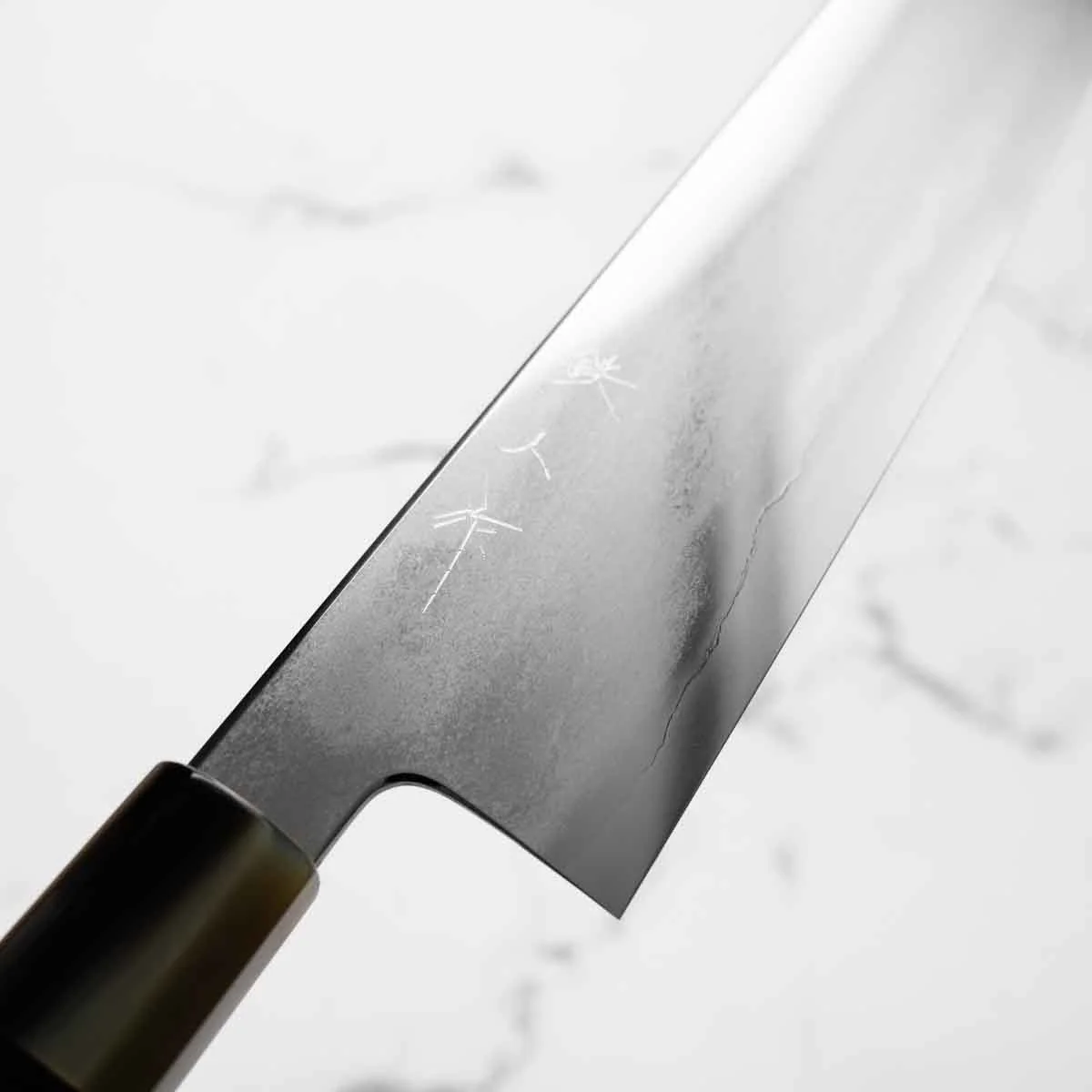Tetsujin Hamono Ginsan Metal Flow Kiritsuke 240mm - Image 4