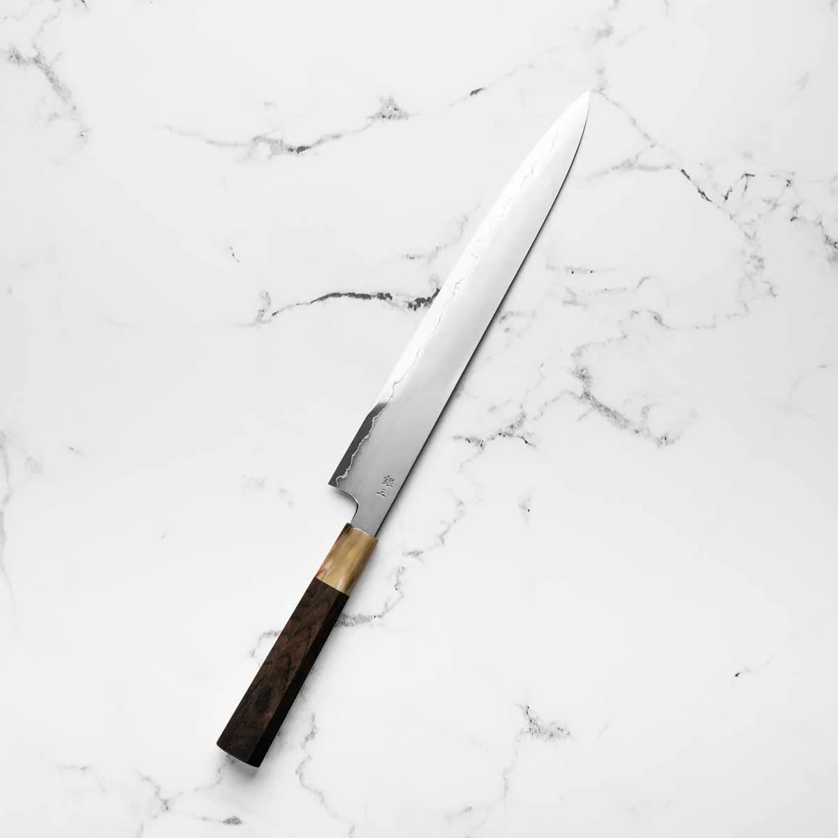 Tetsujin Hamono Ginsan Kasumi Sujihiki 270mm - Ebony & Blonde - Image 2