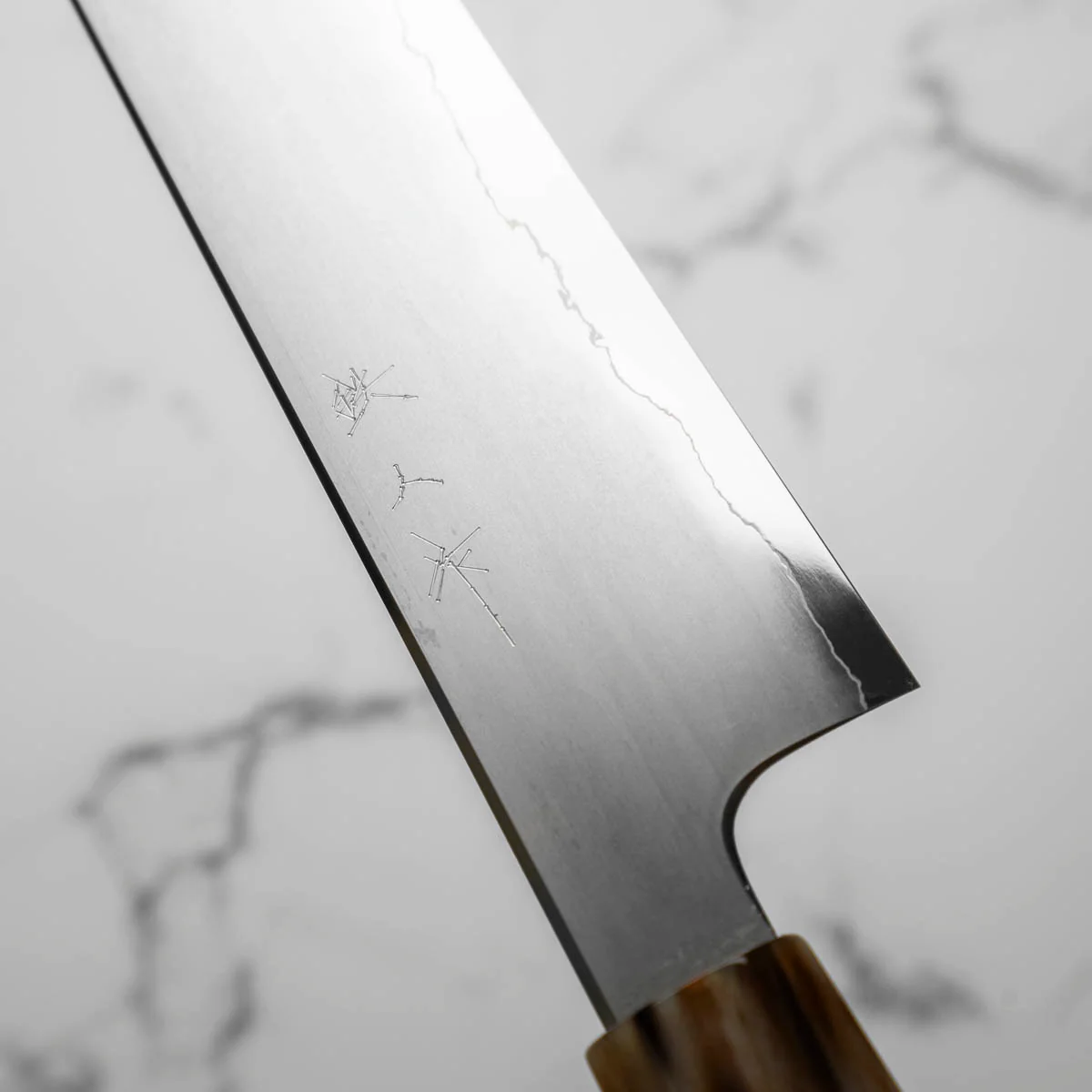 Tetsujin Hamono Ginsan Kasumi Sujihiki 270mm - Ebony & Blonde - Image 5