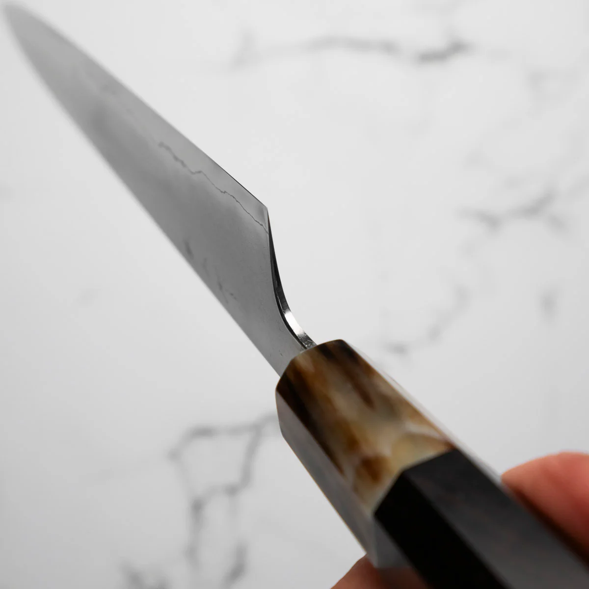 Tetsujin Hamono Ginsan Kasumi Sujihiki 270mm - Ebony & Blonde - Image 6