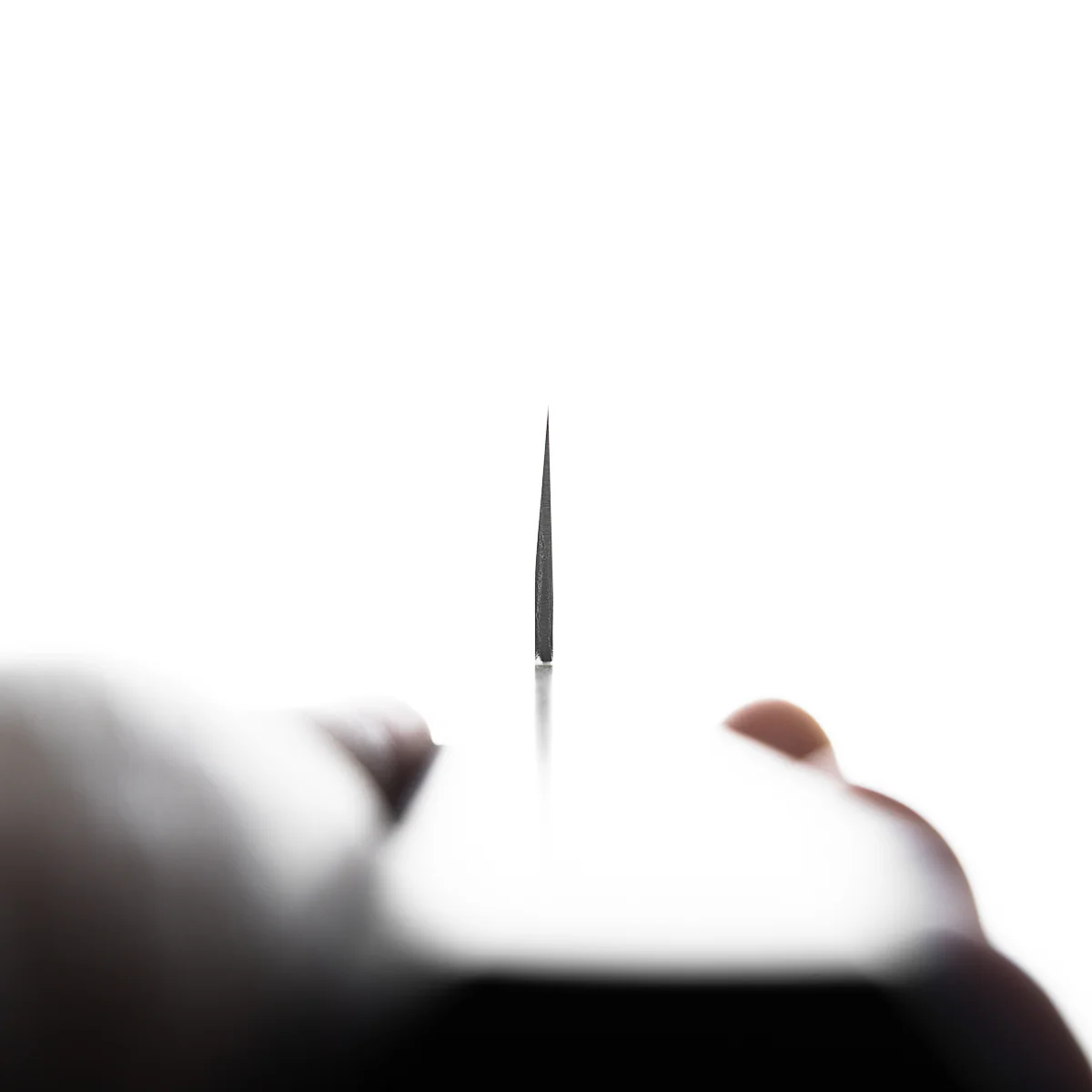 Togashi x Sakai Kikumori White 1 Stainless Clad Gyuto 240mm - Image 9