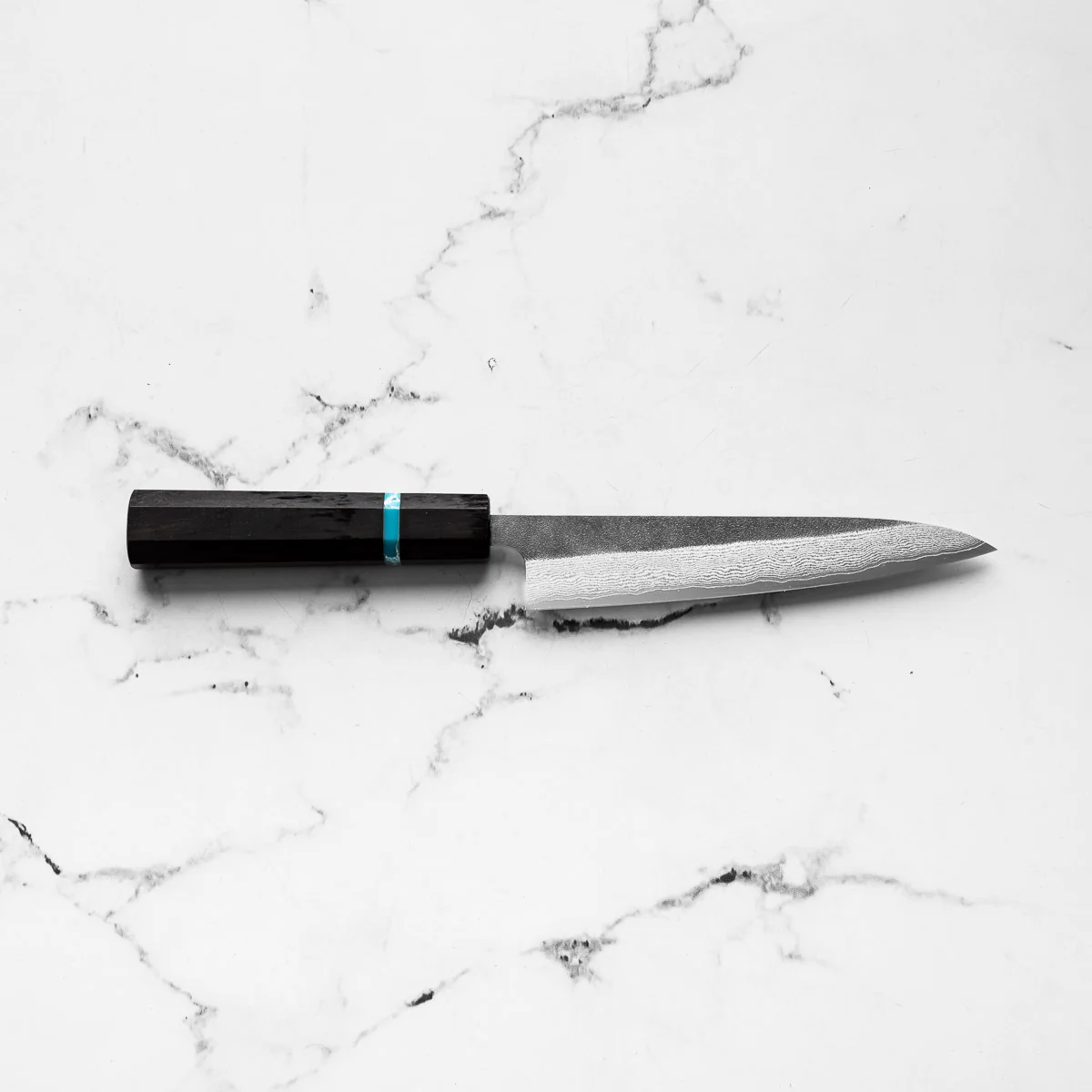 Tojiro VG10 Atelier Petty 150mm - Ebony Turquoise - Image 4