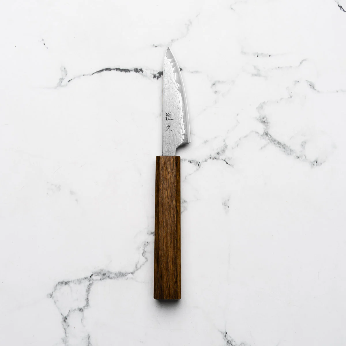 Tsunehisa AUS-10 Nami Damascus Petty 80mm - Image 3
