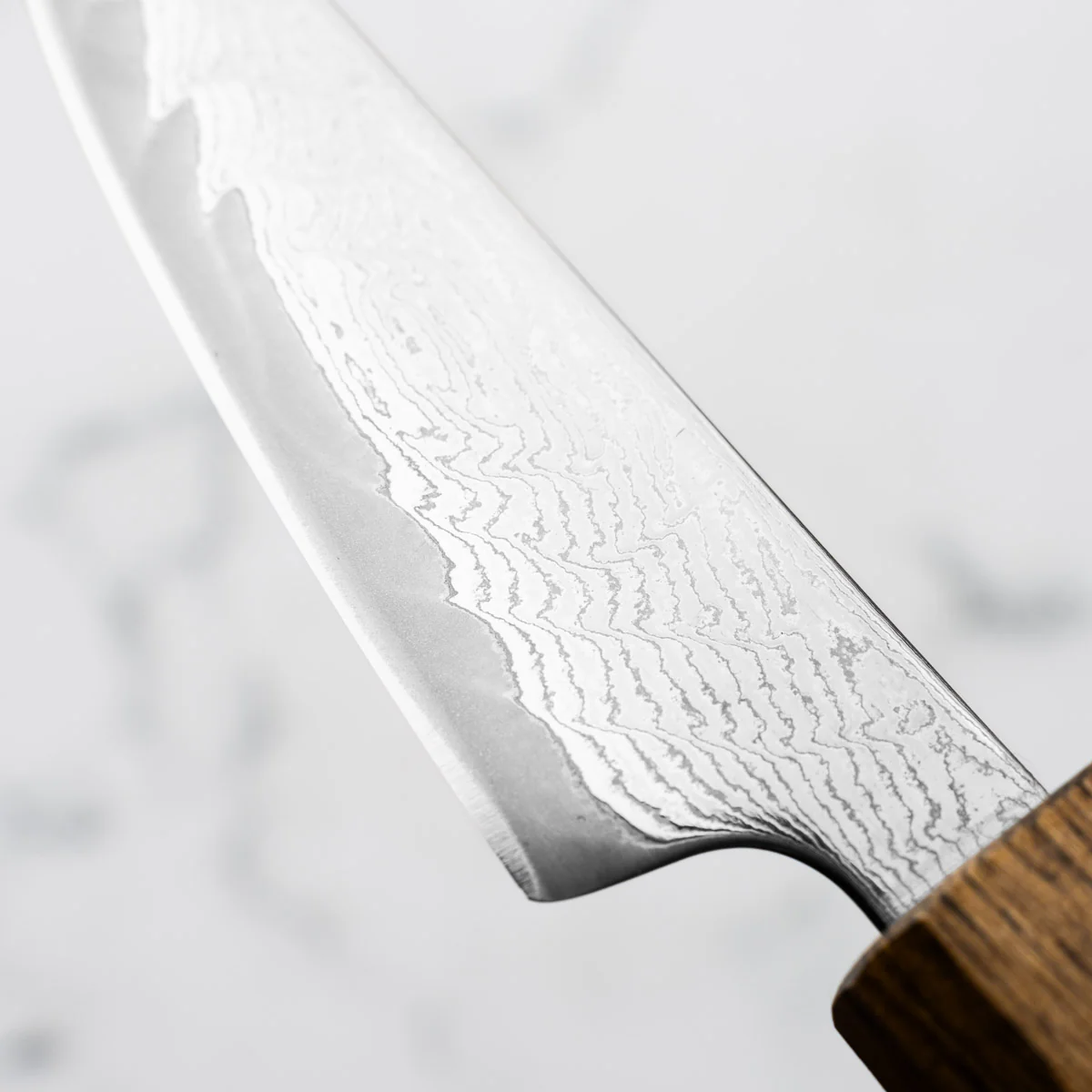 Tsunehisa AUS-10 Nami Damascus Petty 80mm - Image 6