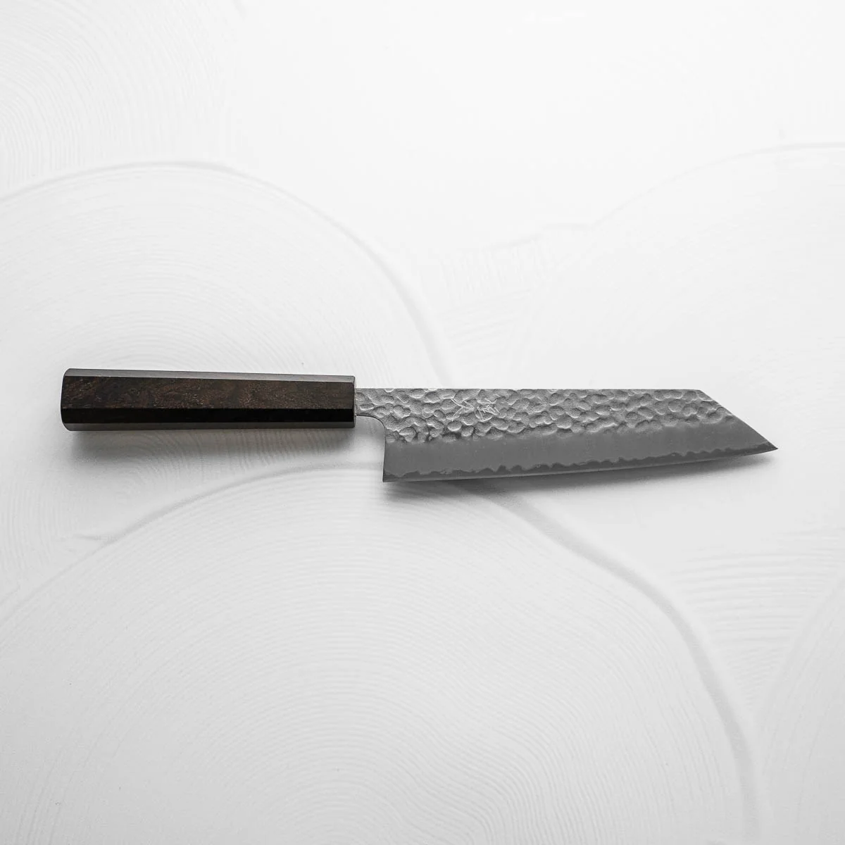Tsunehisa Blue Super Tsuchime Bunka 165mm - Ebony - Image 6