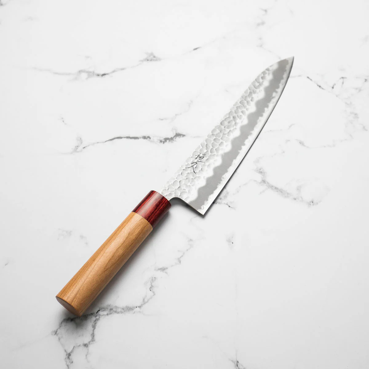 Tsunehisa Blue Super Tsuchime Gyuto 210mm - Cherry - Image 4