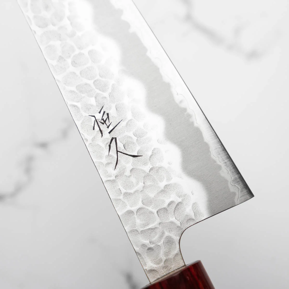 Tsunehisa Blue Super Tsuchime Gyuto 210mm - Cherry - Image 6