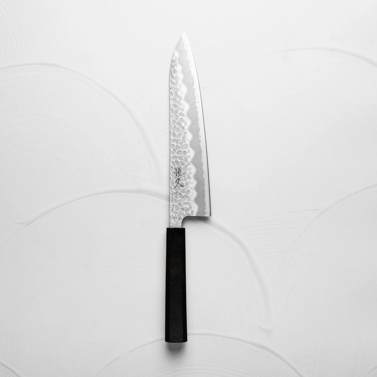 Tsunehisa Blue Super Tsuchime Gyuto 210mm - Ebony - Image 8