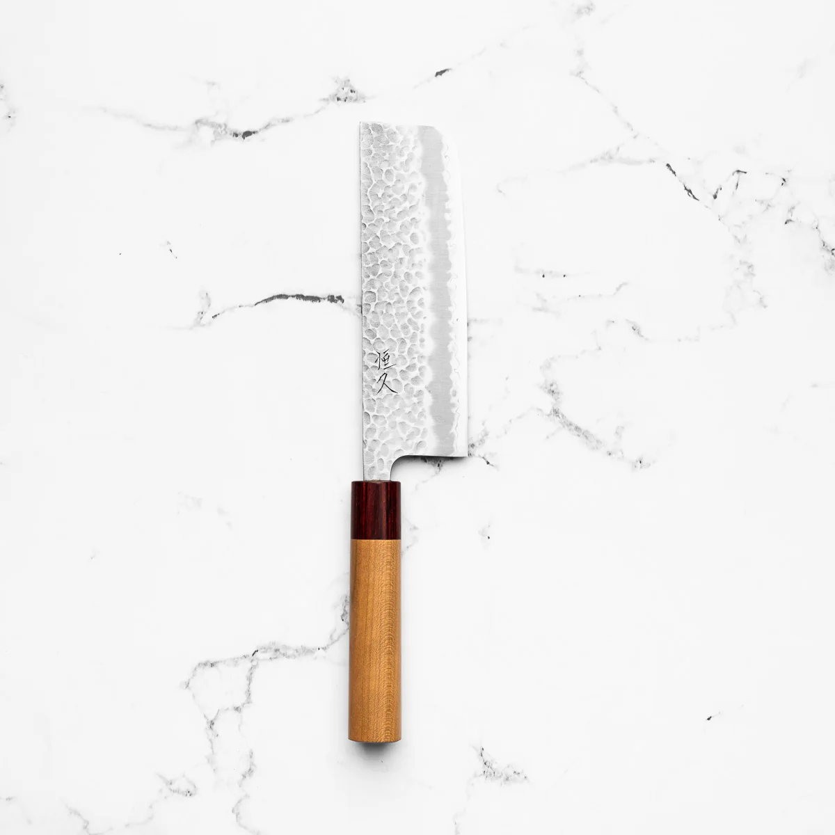 Tsunehisa Blue Super Tsuchime Nakiri 165mm - Cherry - Image 3