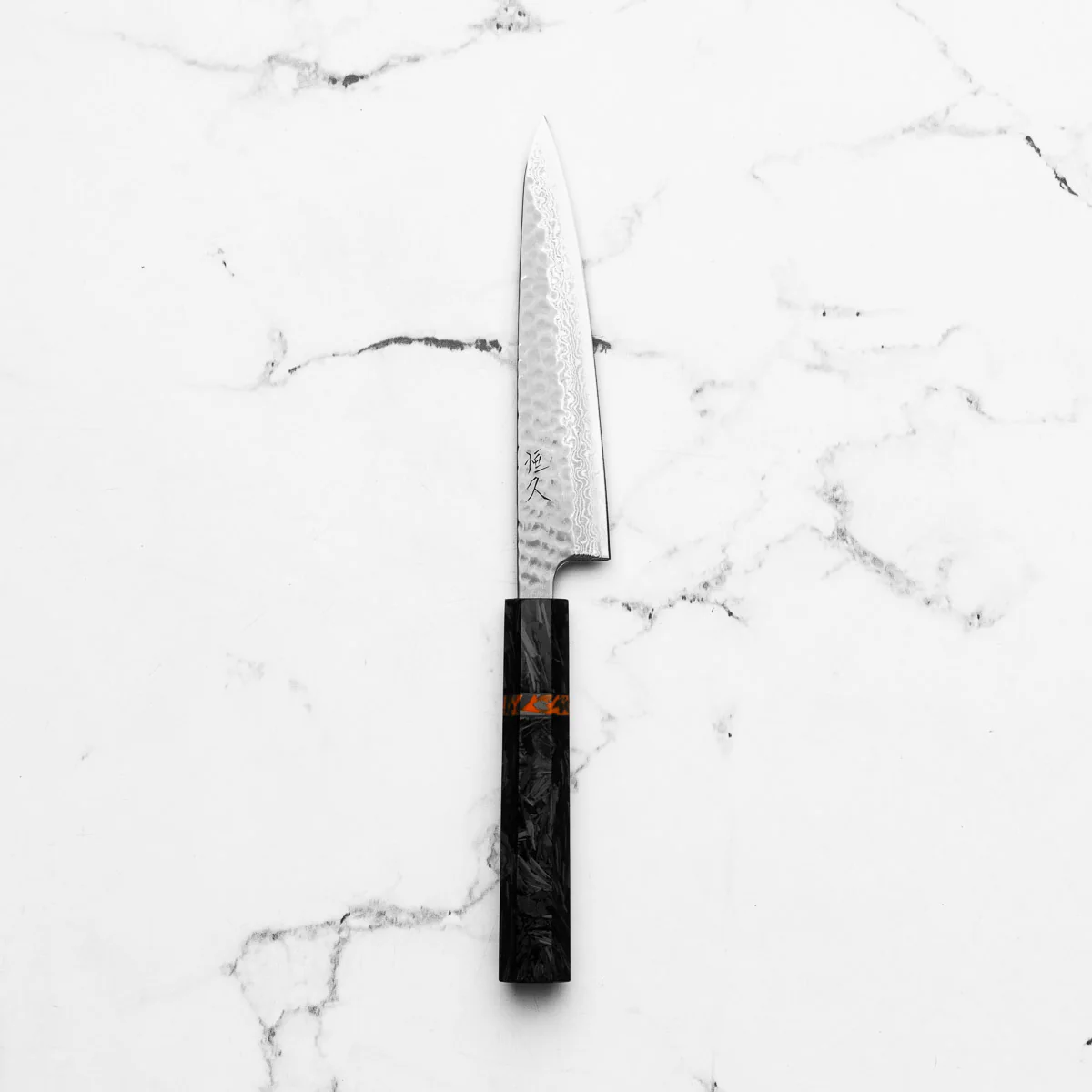 Tsunehisa Ginsan Geppaku Petty 135mm - Carbon Fibre - Image 3