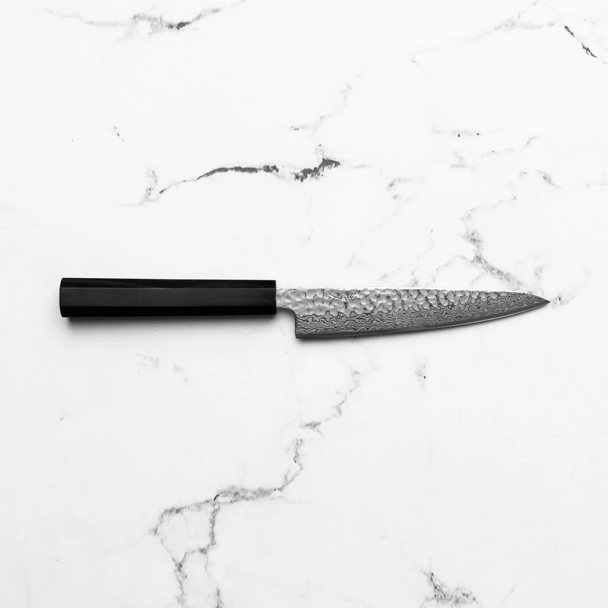 Tsunehisa Ginsan Geppaku Petty 135mm - Ebony - Image 4