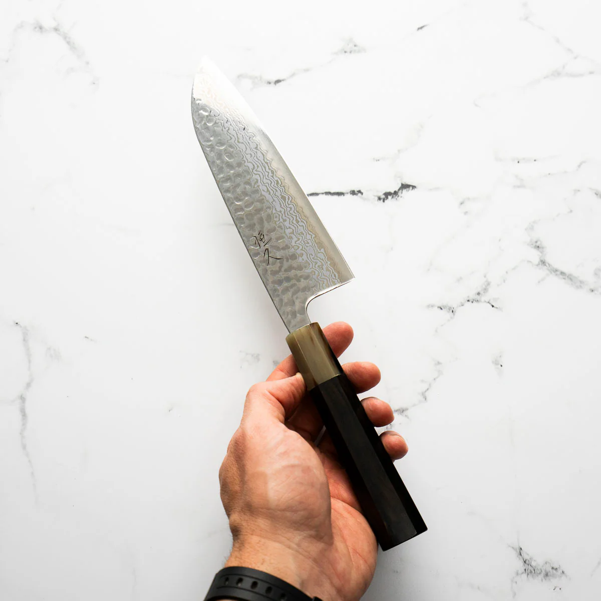 Tsunehisa Ginsan Geppaku Santoku 165mm - Image 3