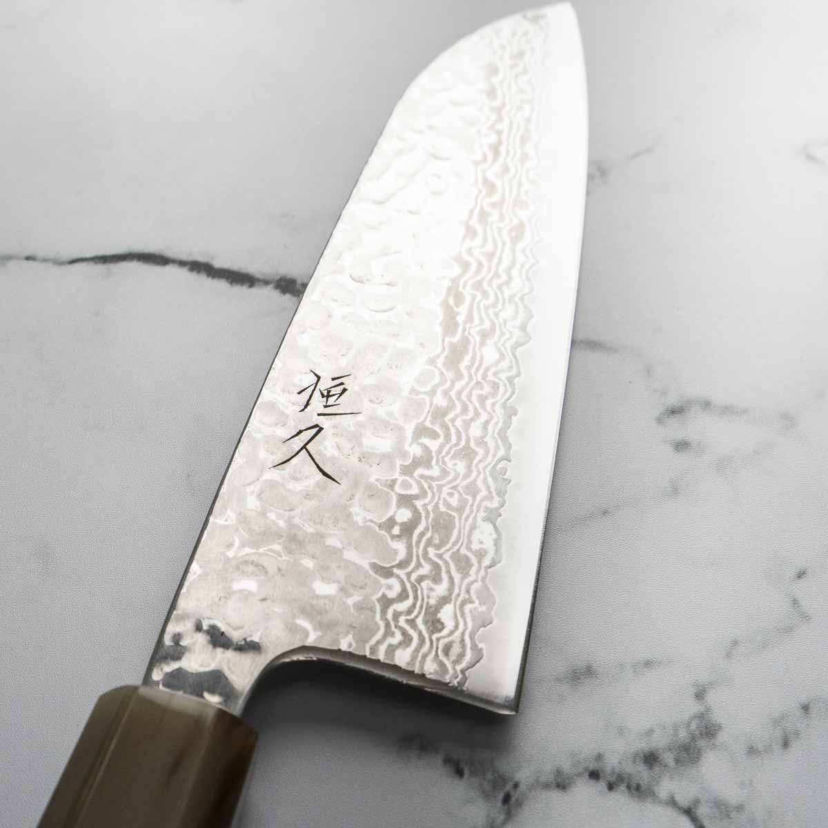 Tsunehisa Ginsan Geppaku Santoku 165mm - Image 4