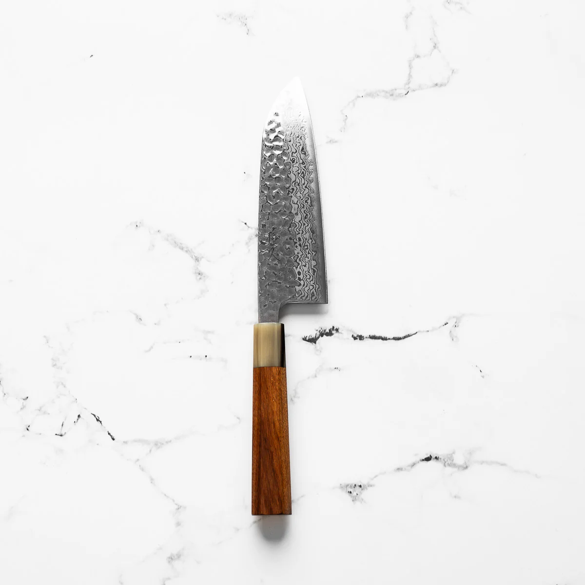 Tsunehisa Ginsan Geppaku Santoku 165mm - Quince - Image 3