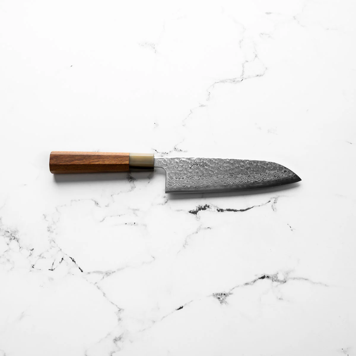 Tsunehisa Ginsan Geppaku Santoku 165mm - Quince - Image 4