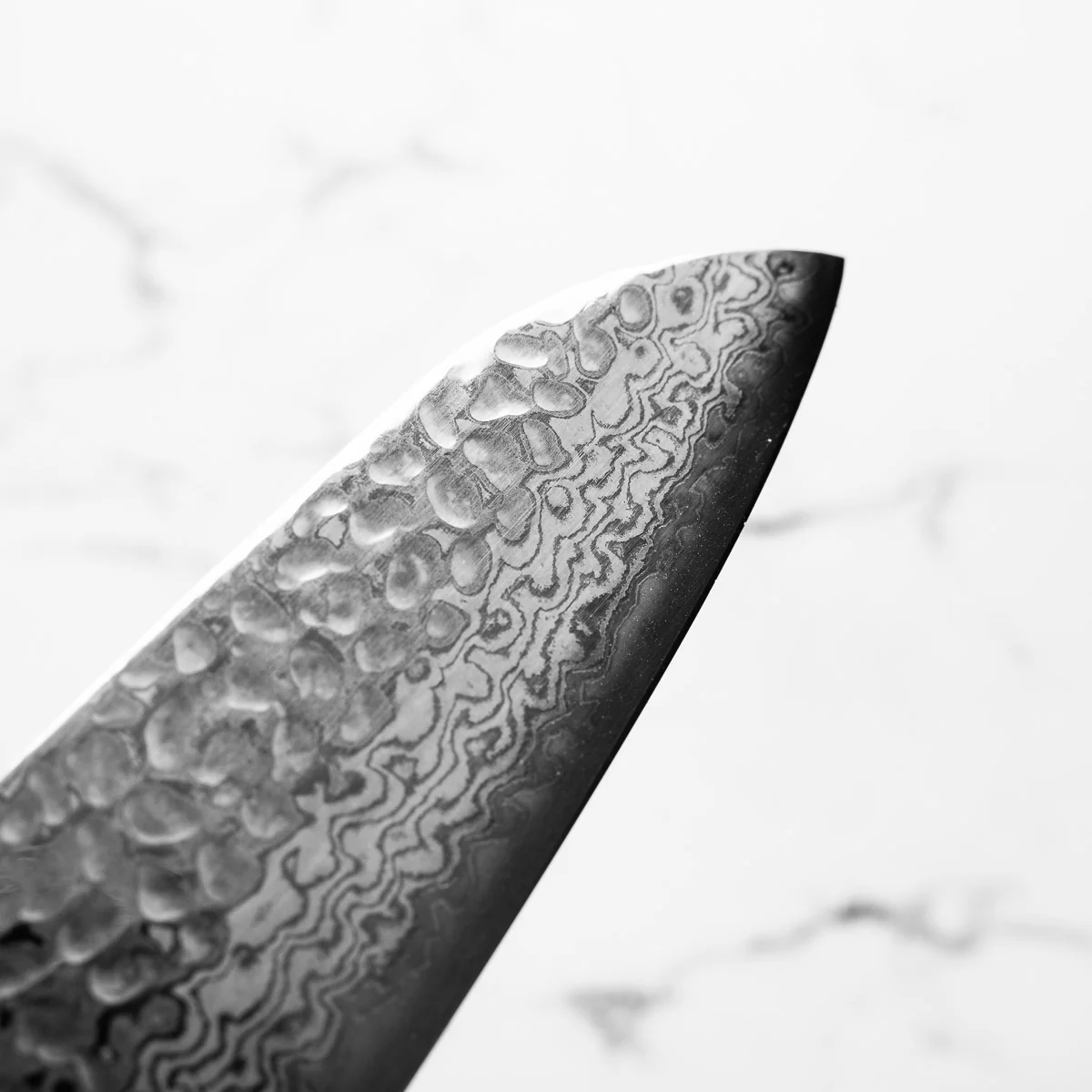 Tsunehisa Ginsan Geppaku Santoku 165mm - Quince - Image 5