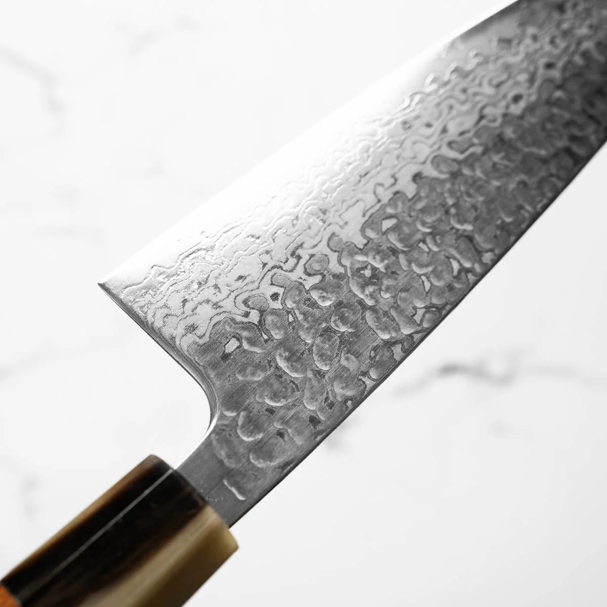 Tsunehisa Ginsan Geppaku Santoku 165mm - Quince - Image 8