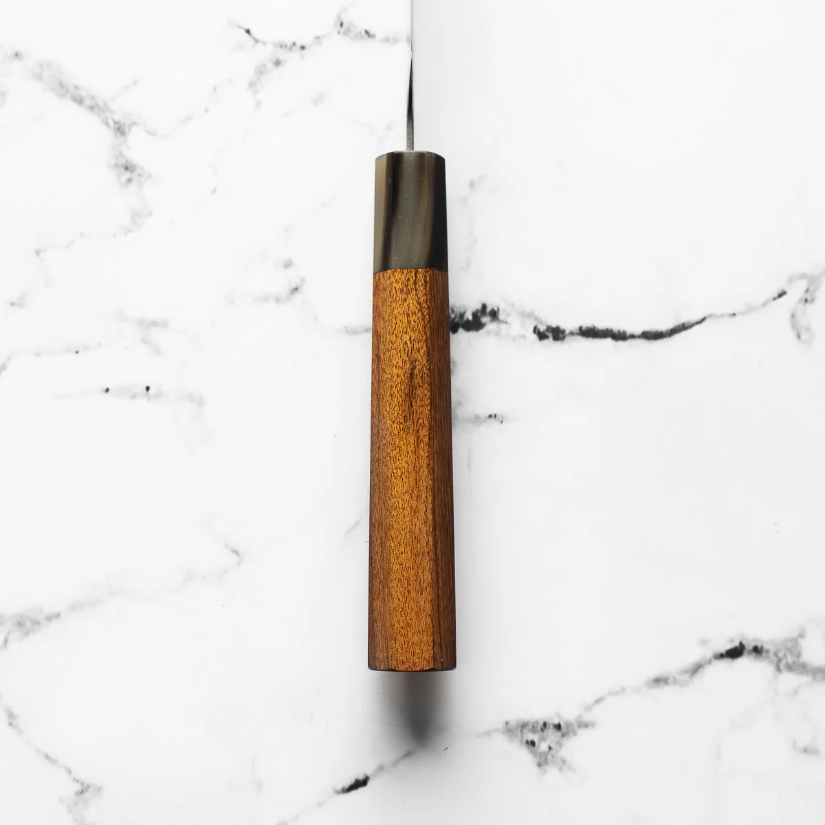 Tsunehisa Ginsan Geppaku Santoku 165mm - Quince - Image 9
