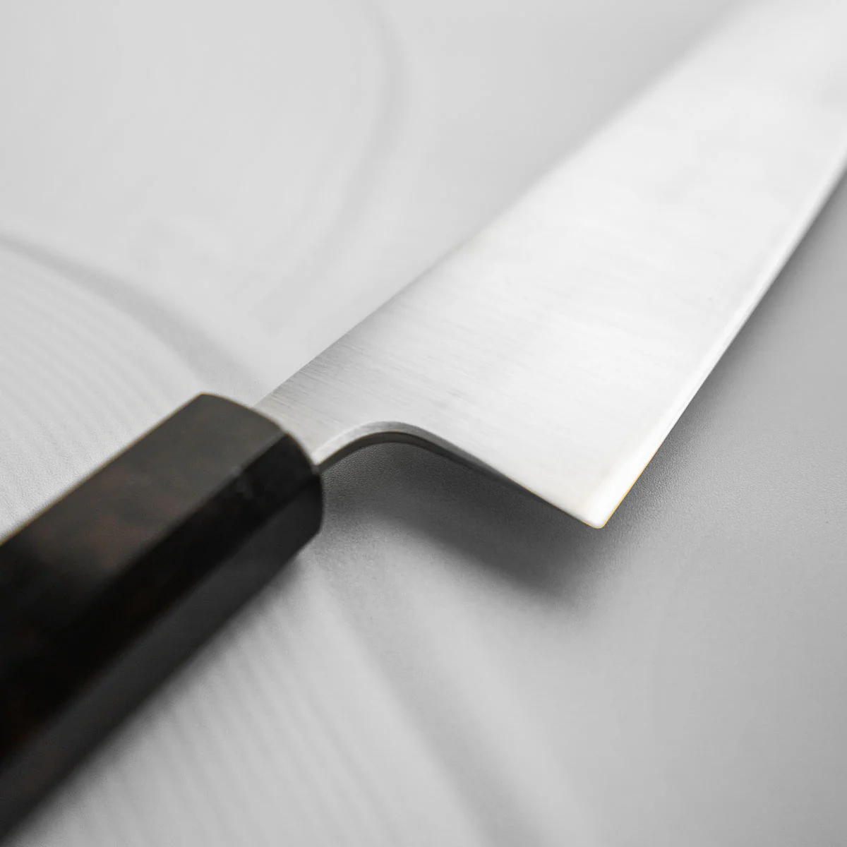 Tsunehisa Ginsan Migaki Gyuto 210mm - Ebony - Image 5