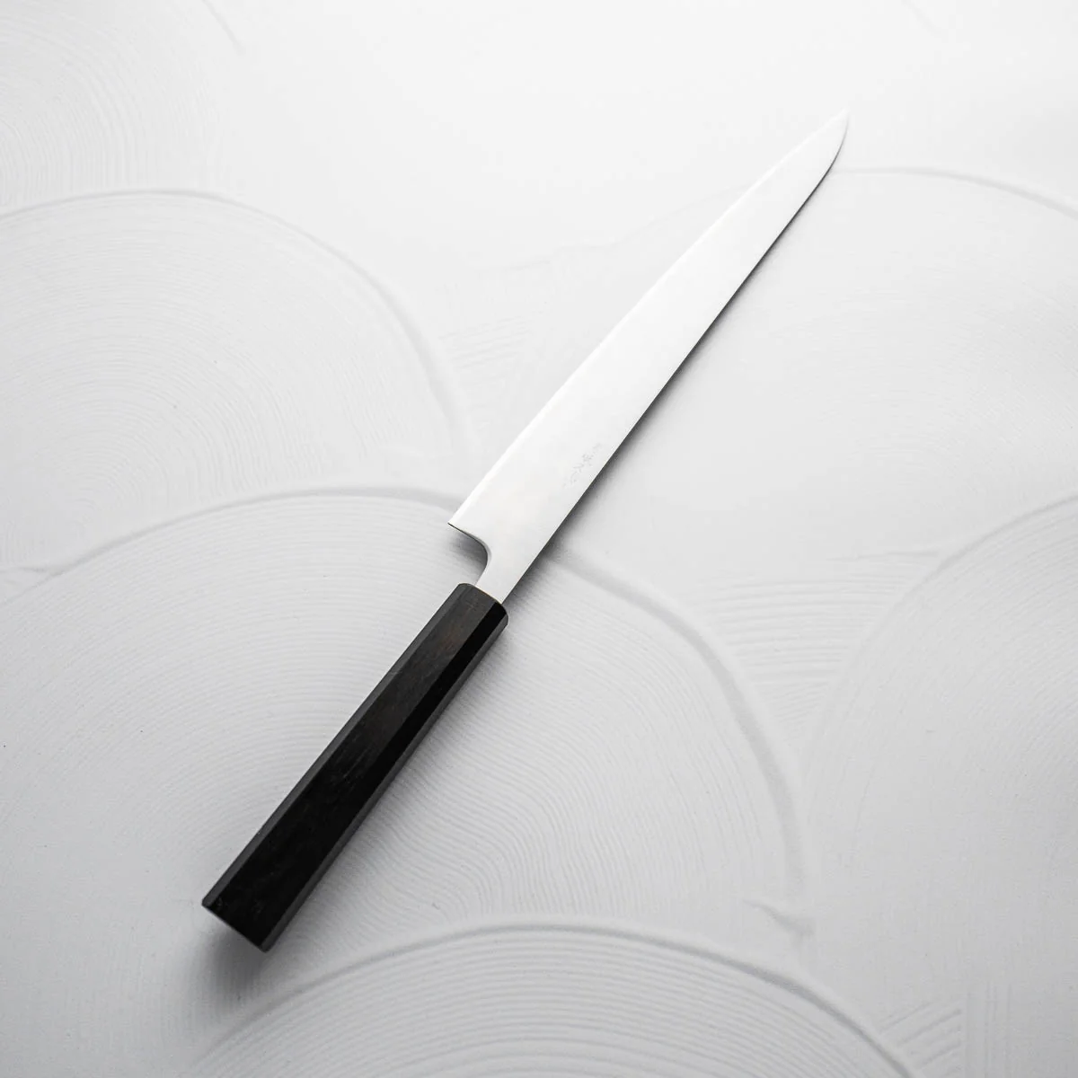 Tsunehisa Ginsan Migaki Sujihiki 270mm - Ebony - Image 5