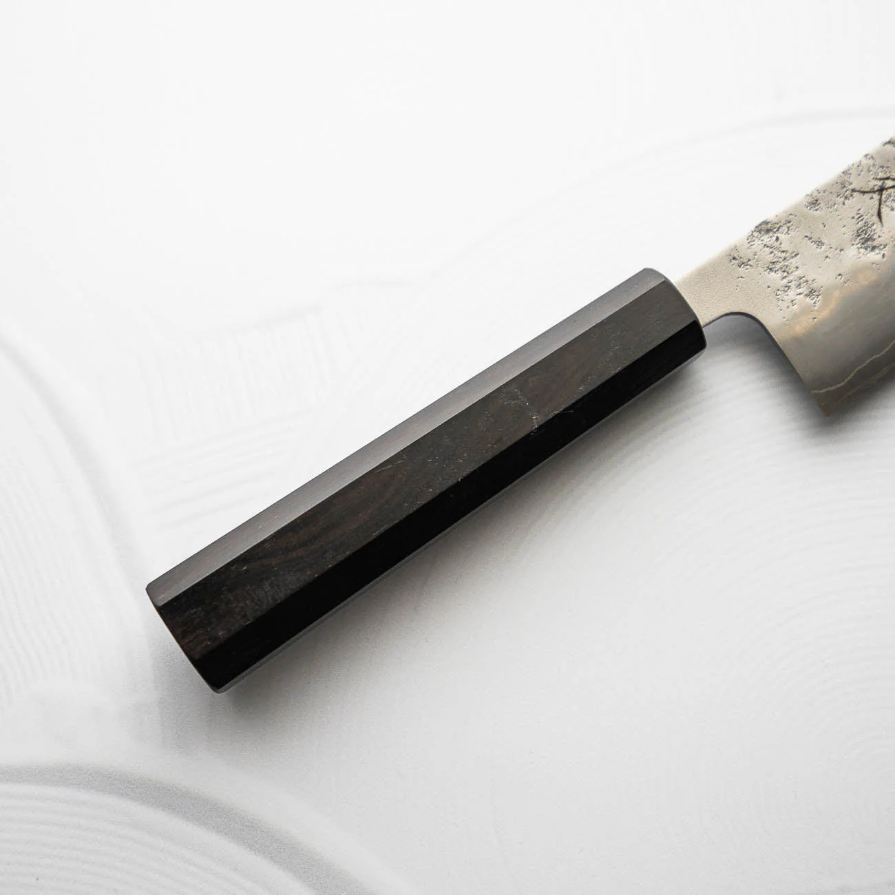 Tsunehisa Ginsan Nashiji Kiritsuke 240mm - Ebony - Image 7