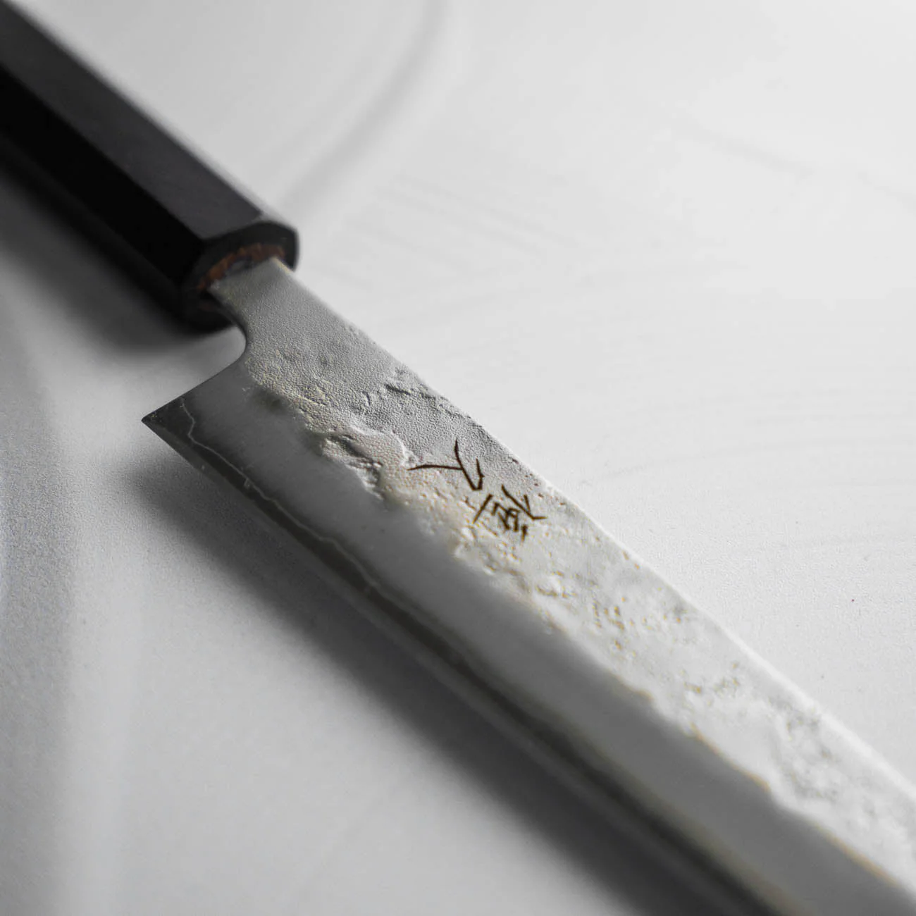 Tsunehisa Ginsan Nashiji Petty 150mm - Ebony - Image 5