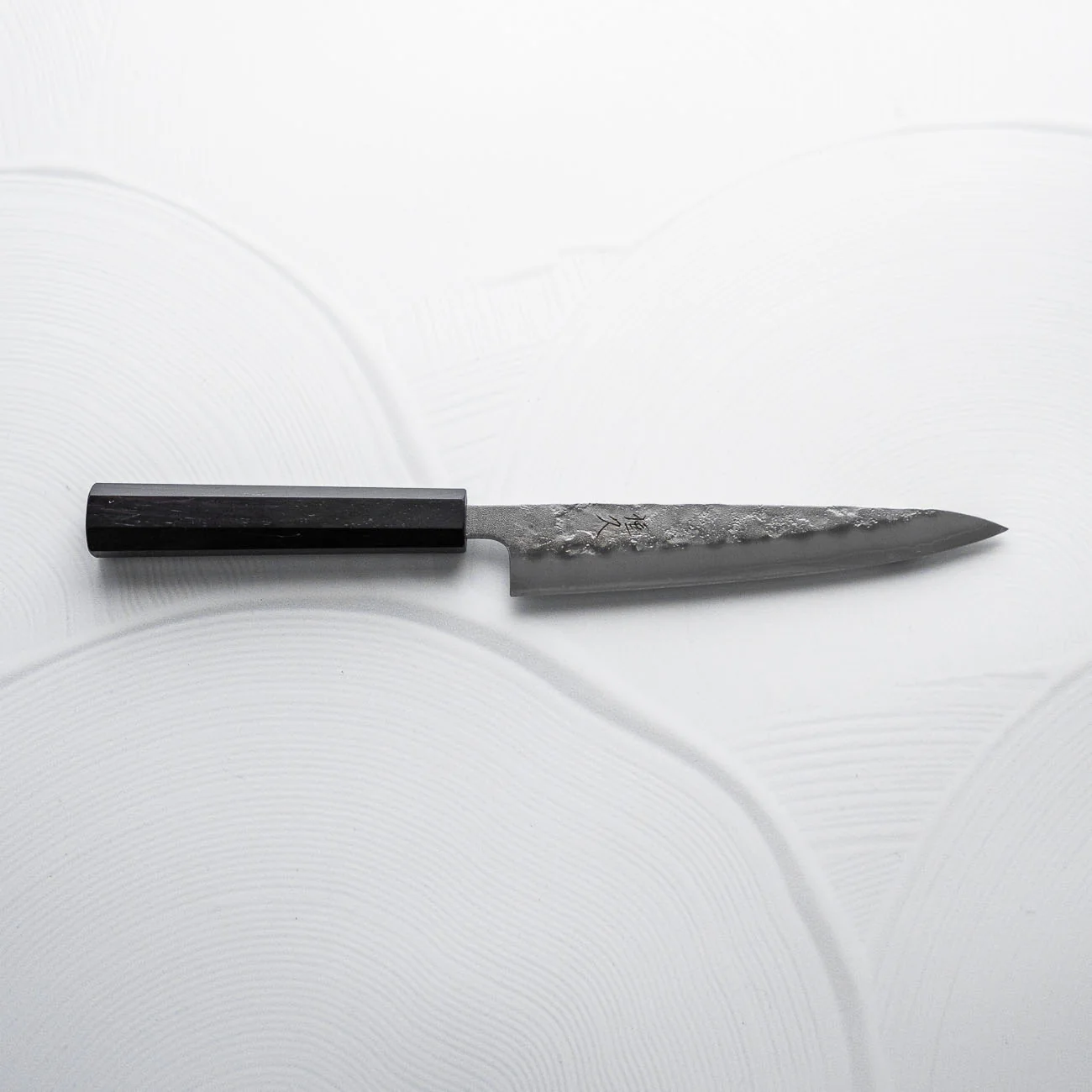 Tsunehisa Ginsan Nashiji Petty 150mm - Ebony - Image 7